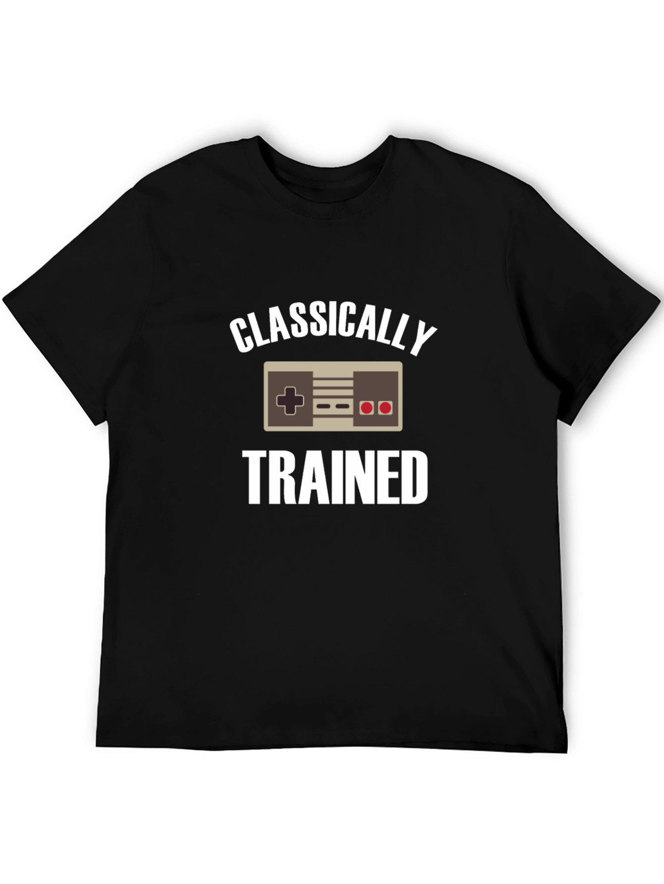 Classically Trained Gamer Black T-Shirt