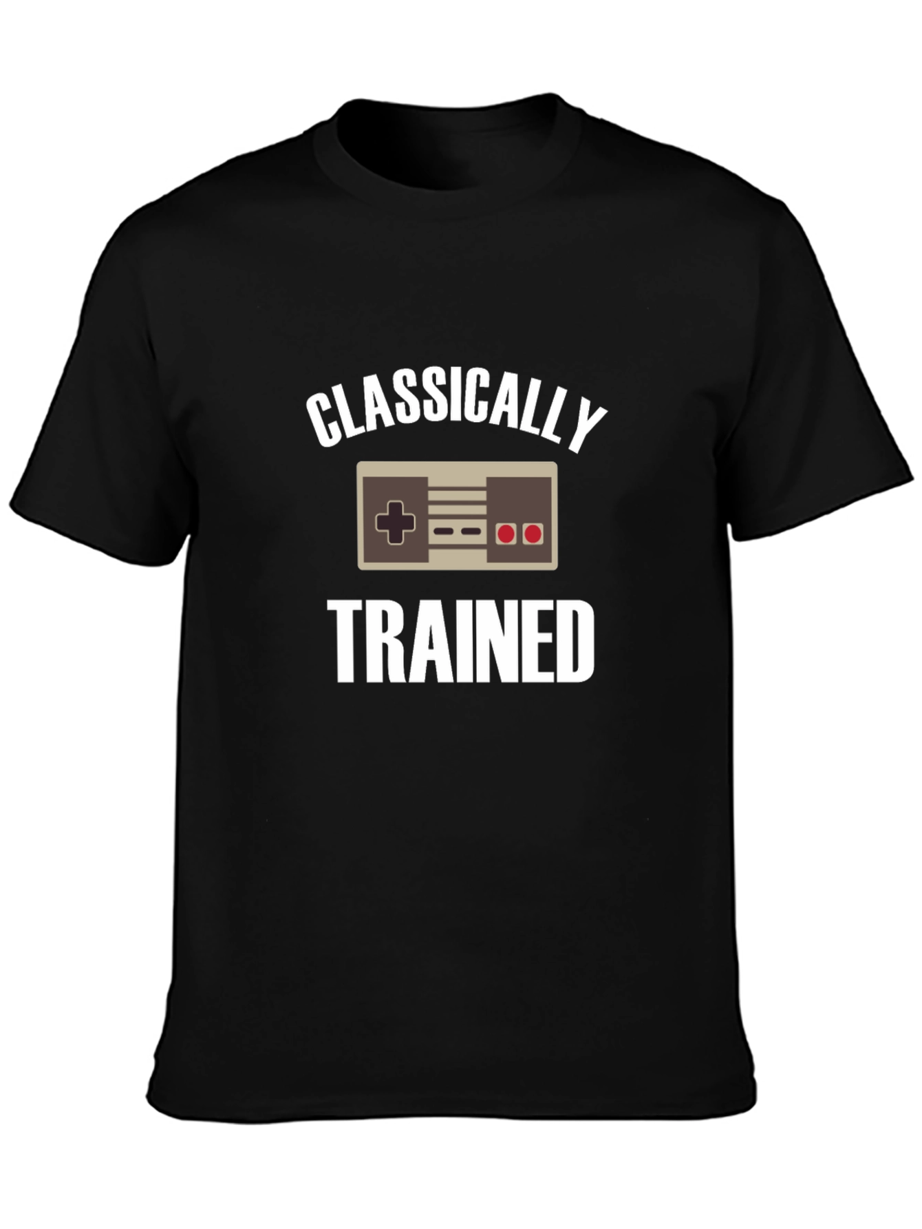 Classically Trained Gamer Black T-Shirt