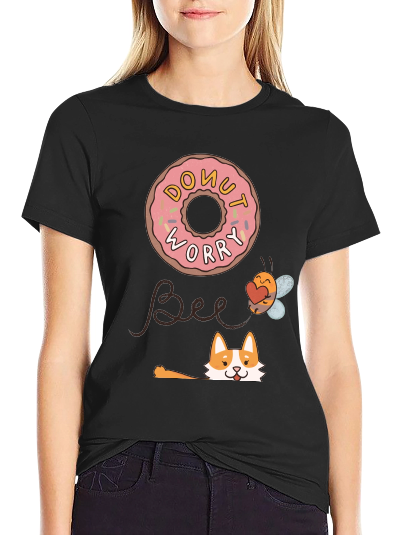 Donut Worry Bee Happy T-Shirt