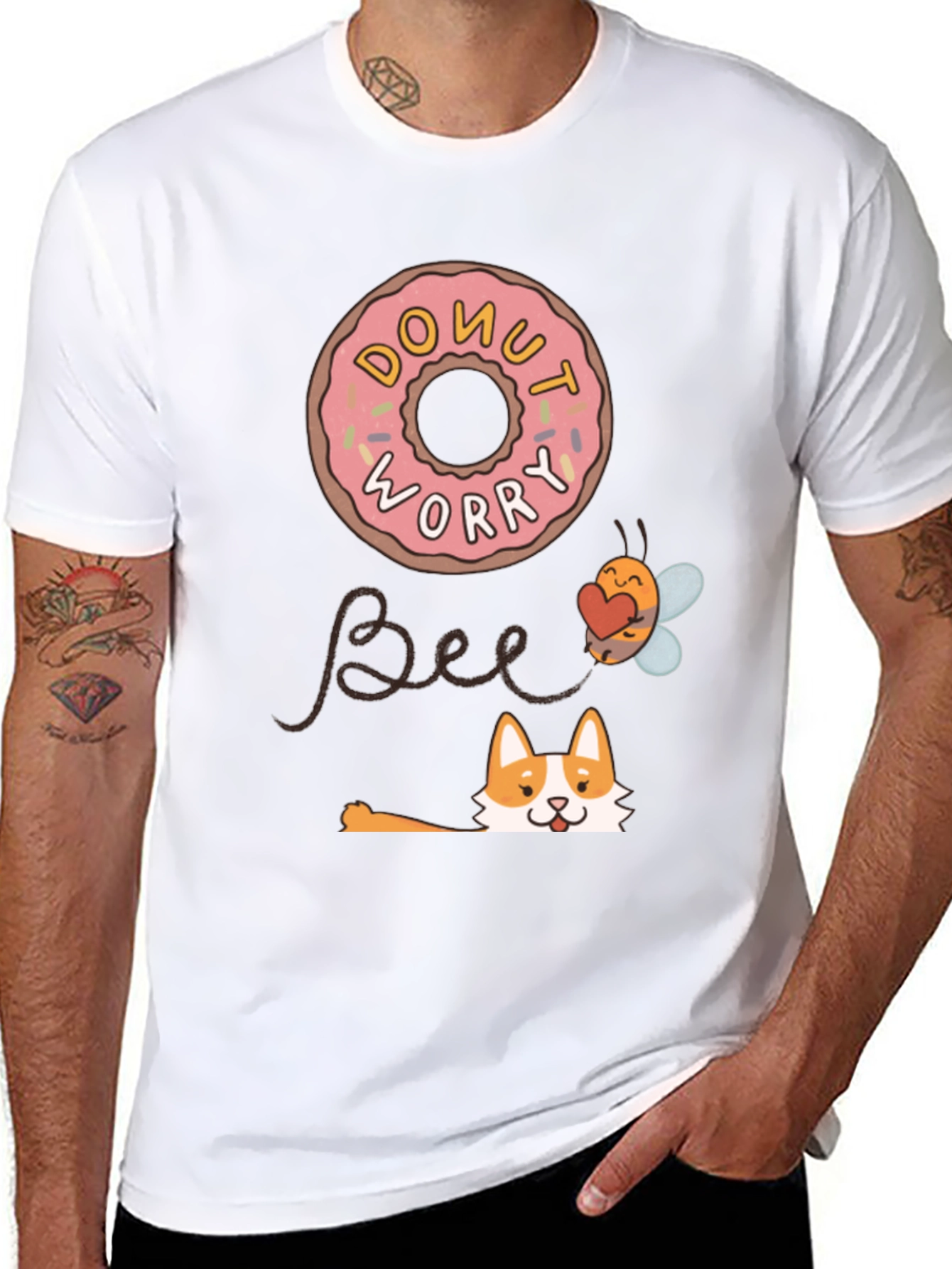 Donut Worry Bee Happy T-Shirt