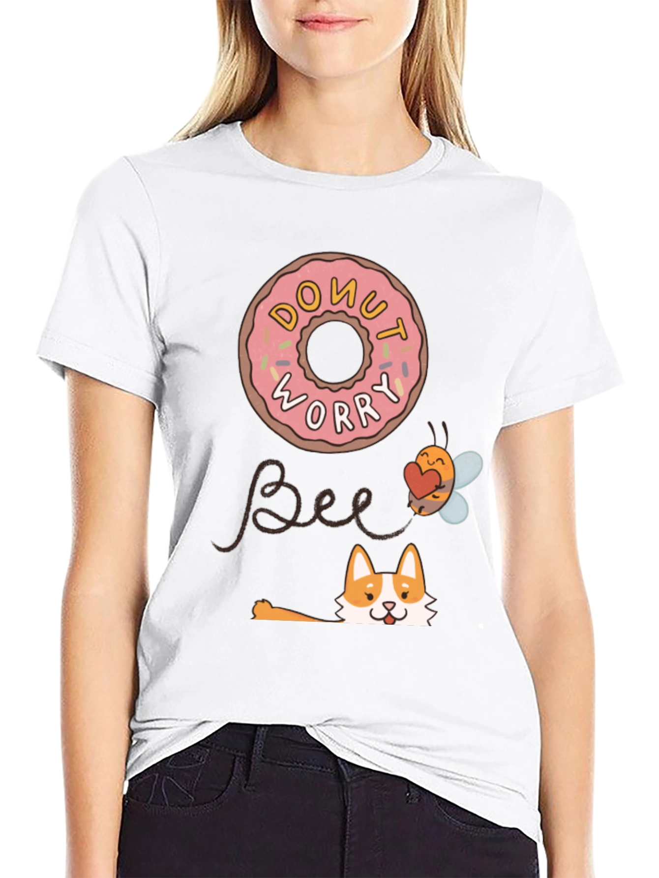 Donut Worry Bee Happy T-Shirt