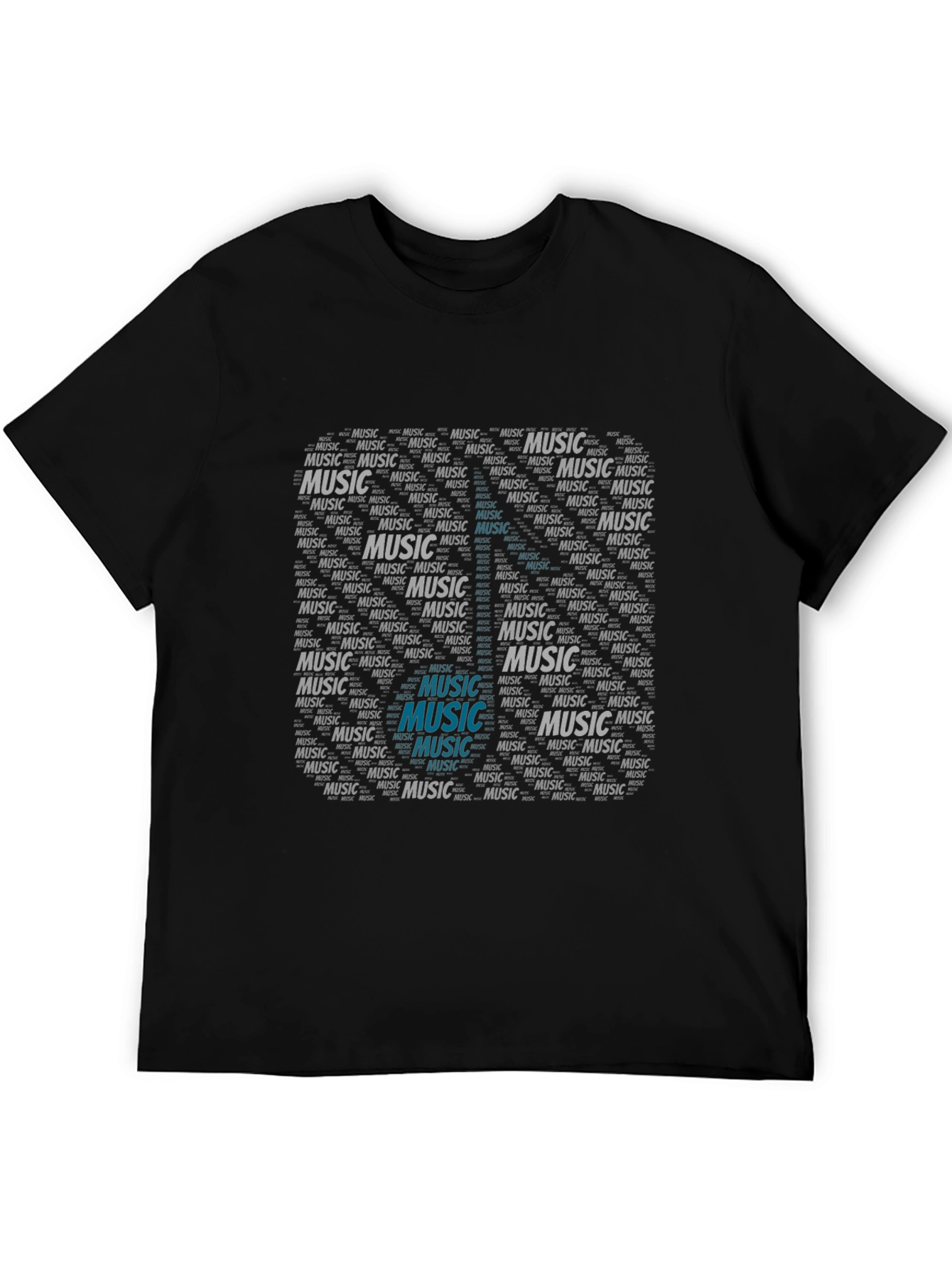 Music Lovers Word Art T-Shirt