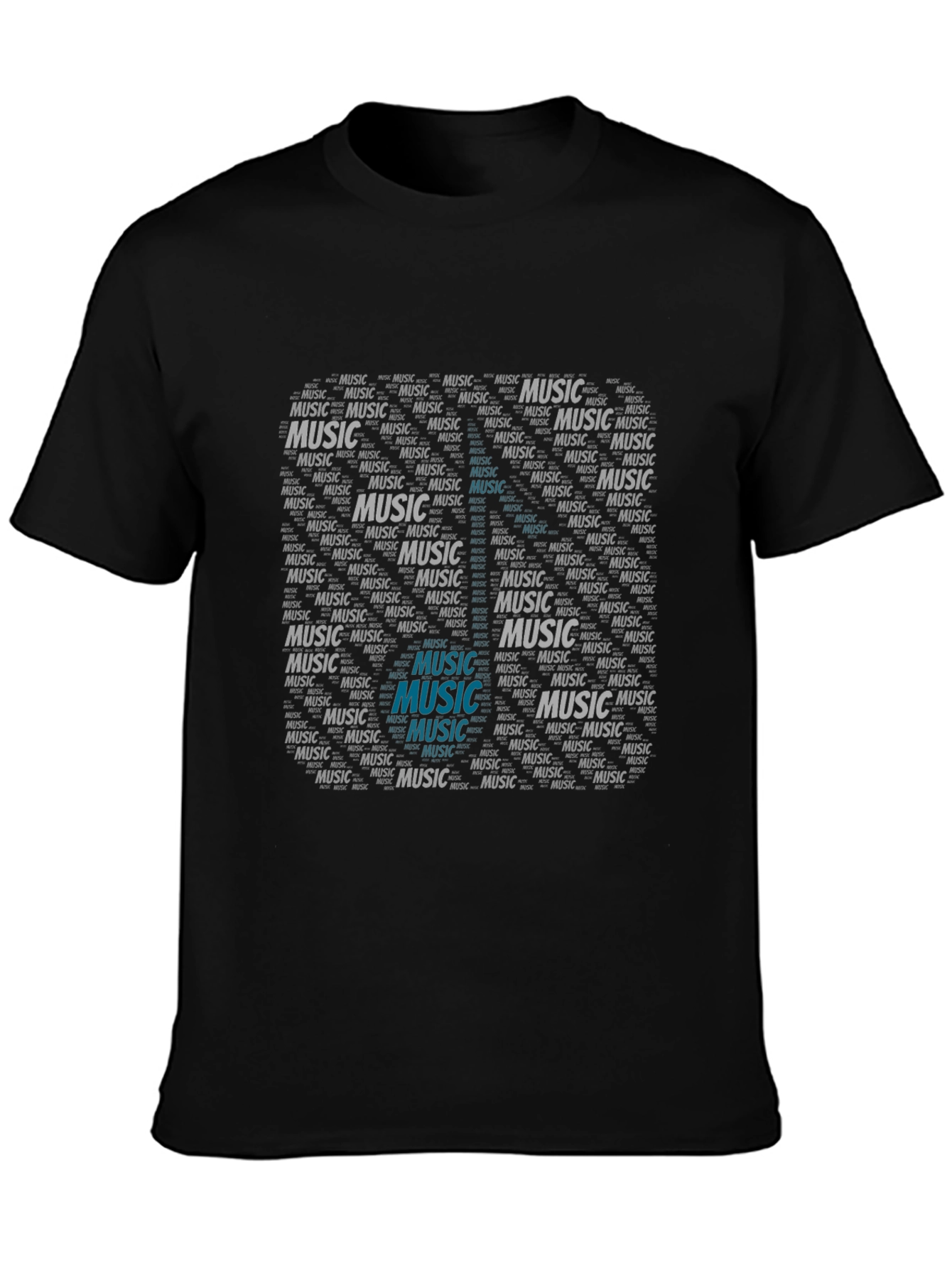 Music Lovers Word Art T-Shirt