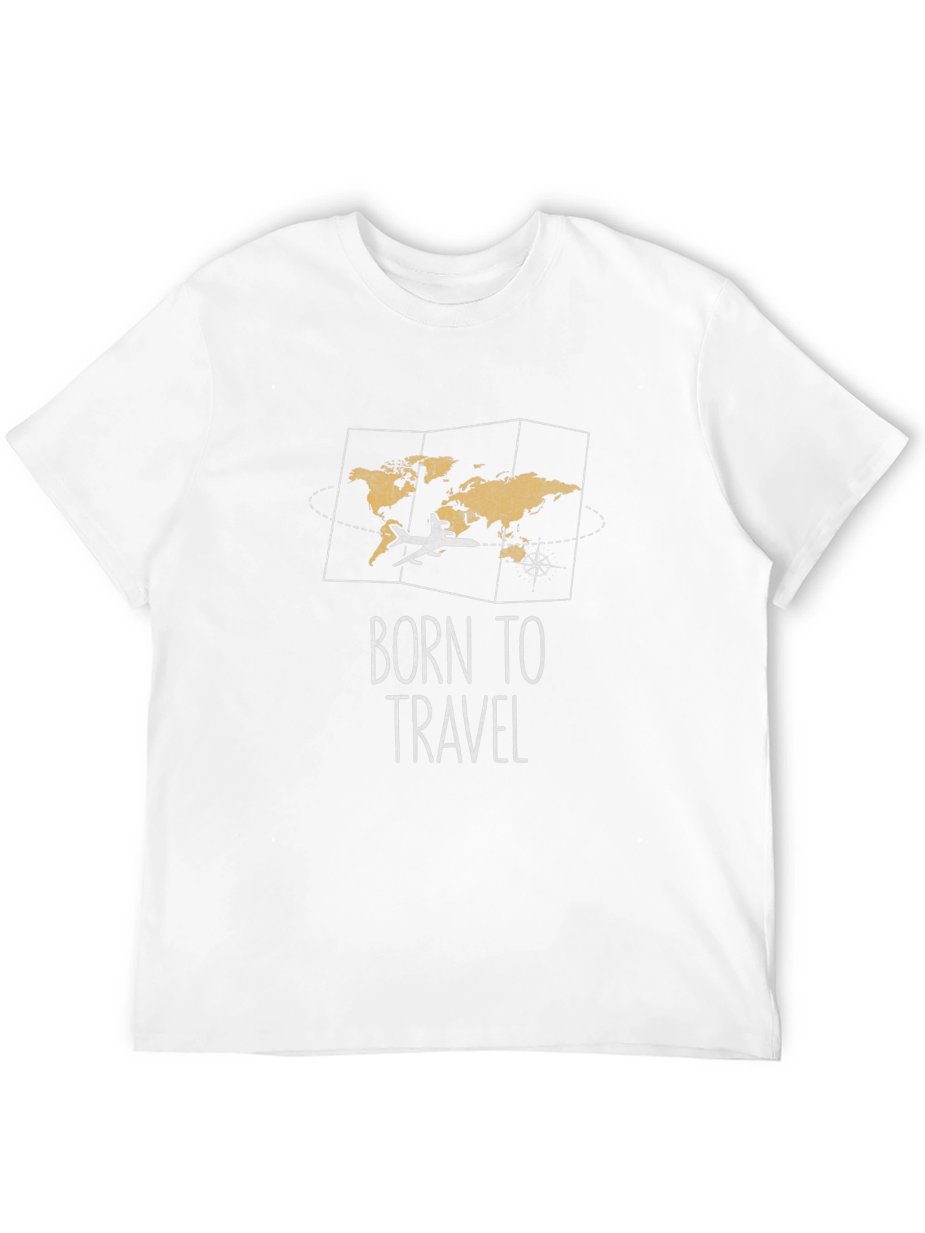Born to Travel Black T-Shirt - Adventure Awaits