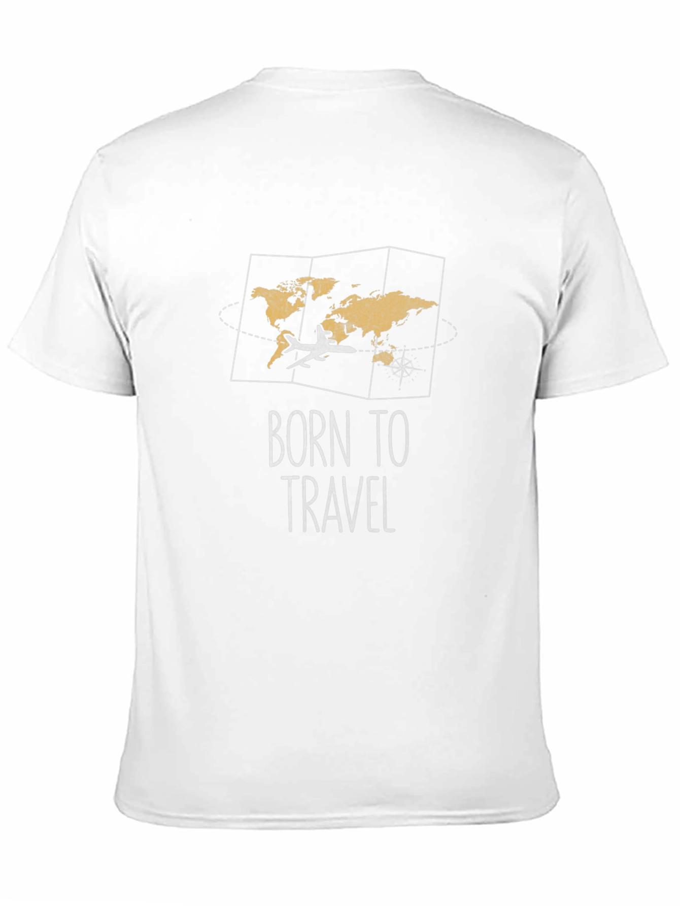 Born to Travel Black T-Shirt - Adventure Awaits