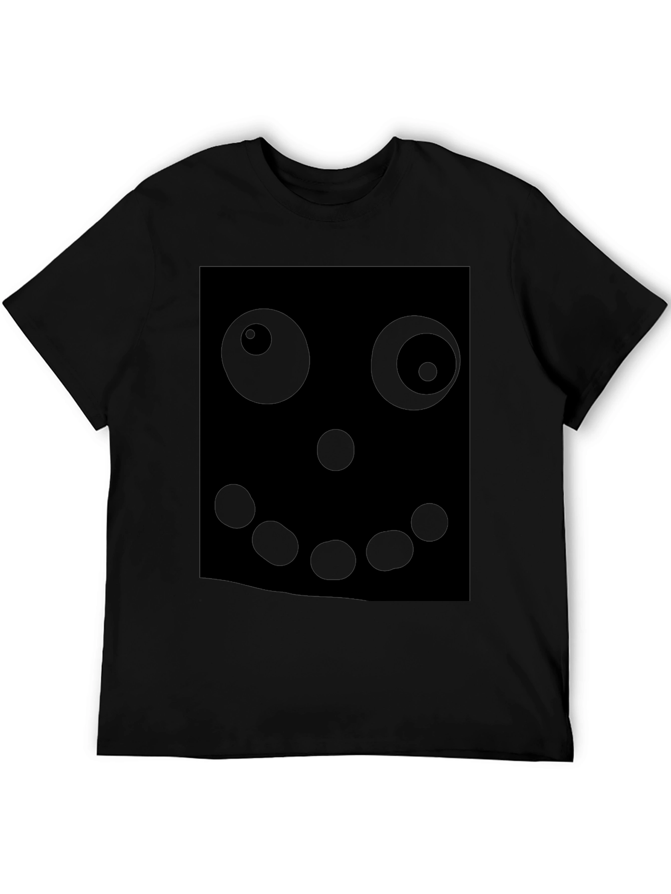Funny Face Graphic Tee - Black