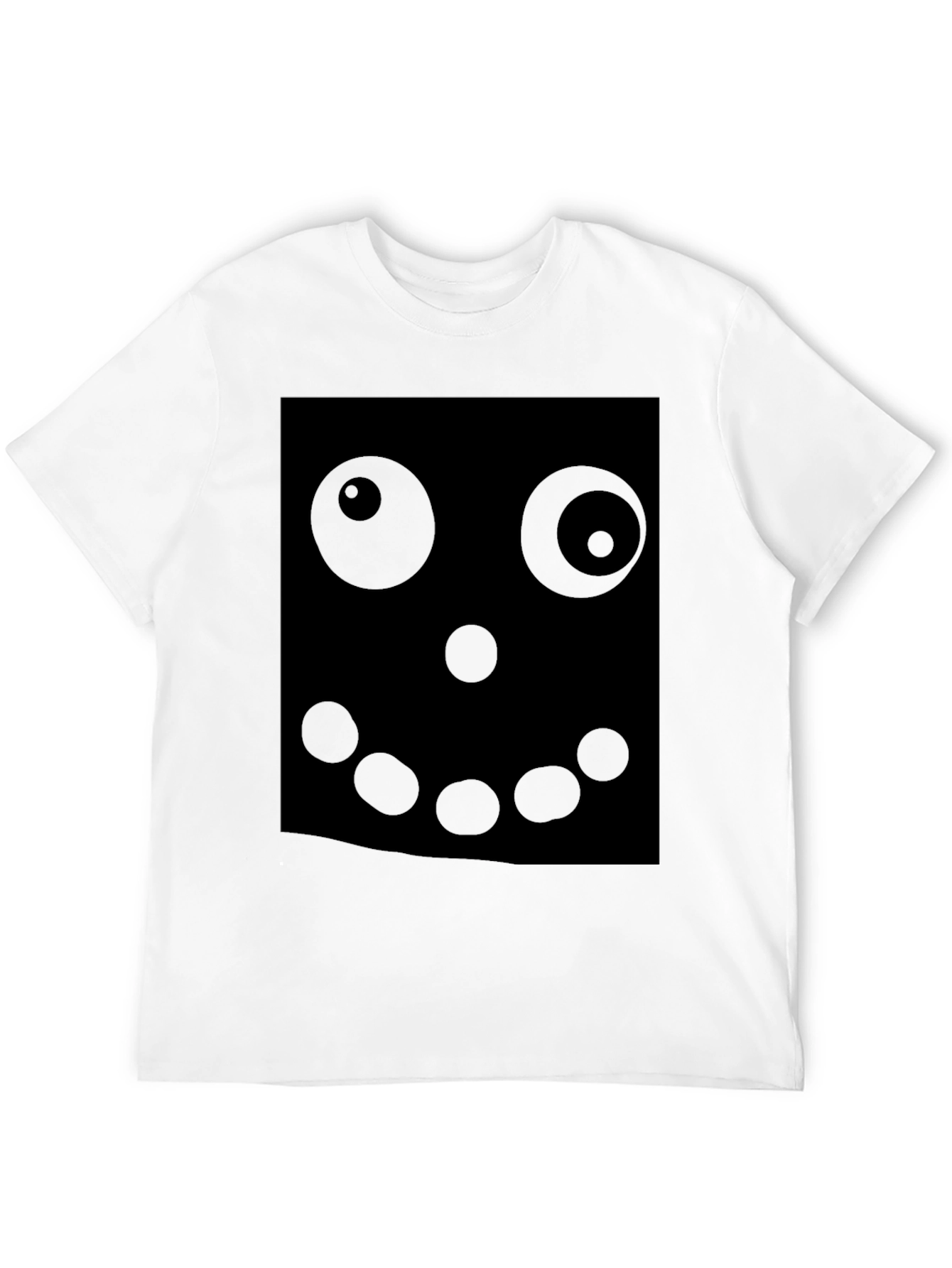 Funny Face Graphic Tee - Black