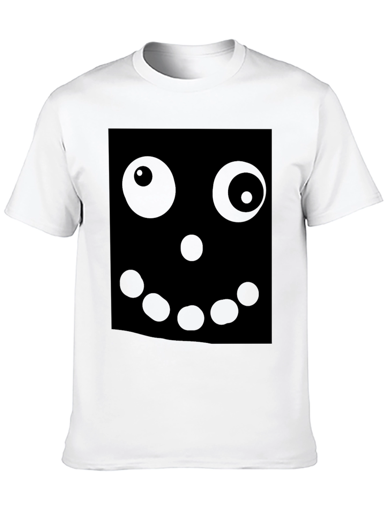 Funny Face Graphic Tee - Black