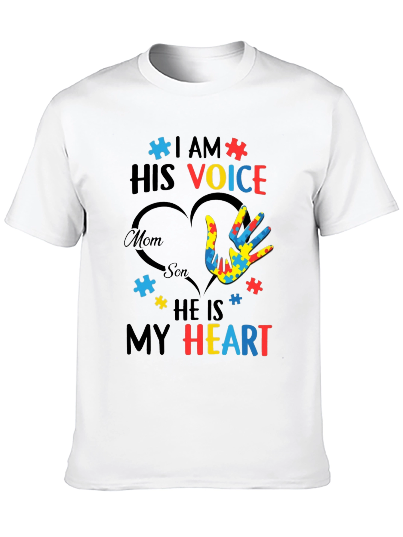 Autism Awareness T-Shirt - I Am His Voice