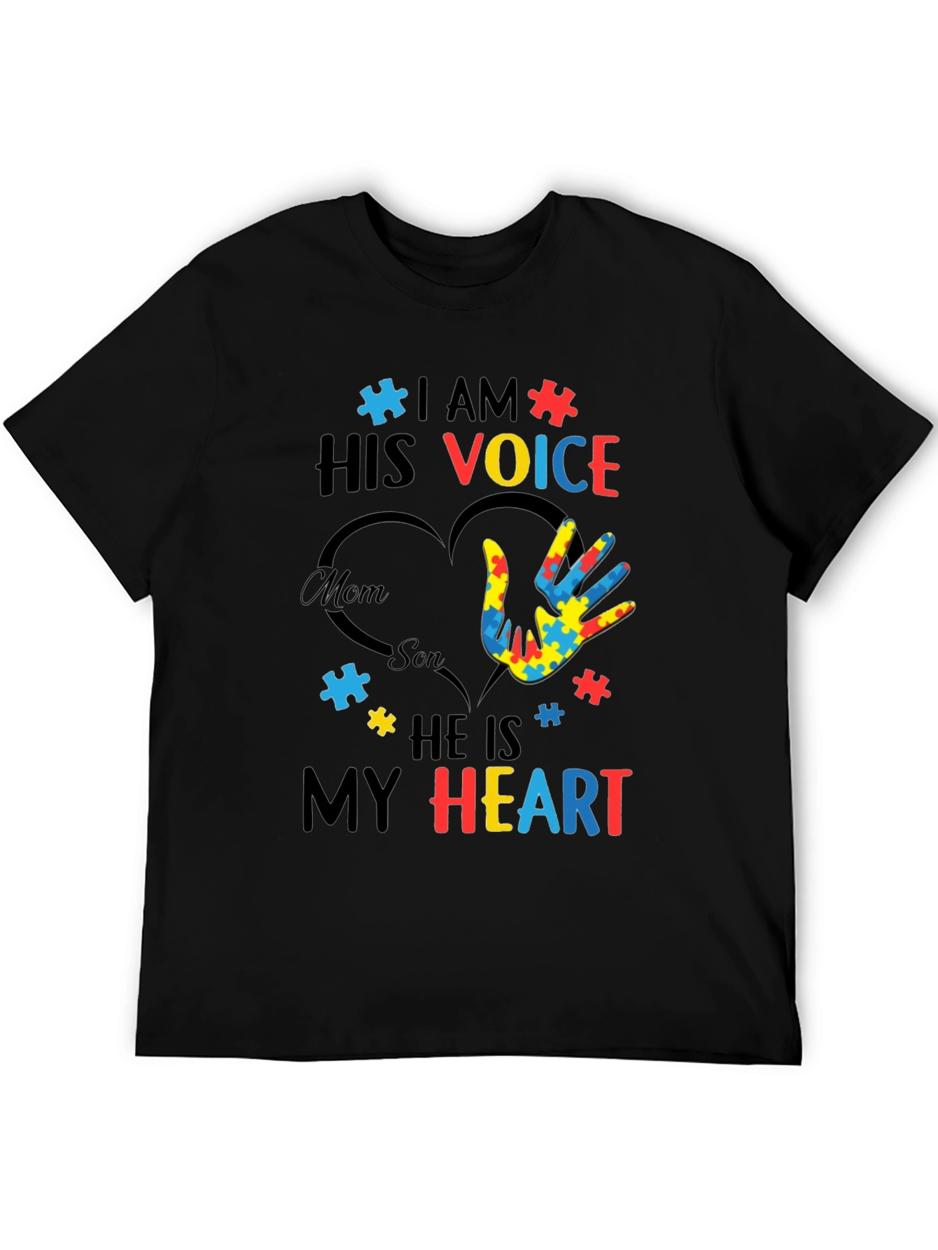 Autism Awareness T-Shirt - I Am His Voice