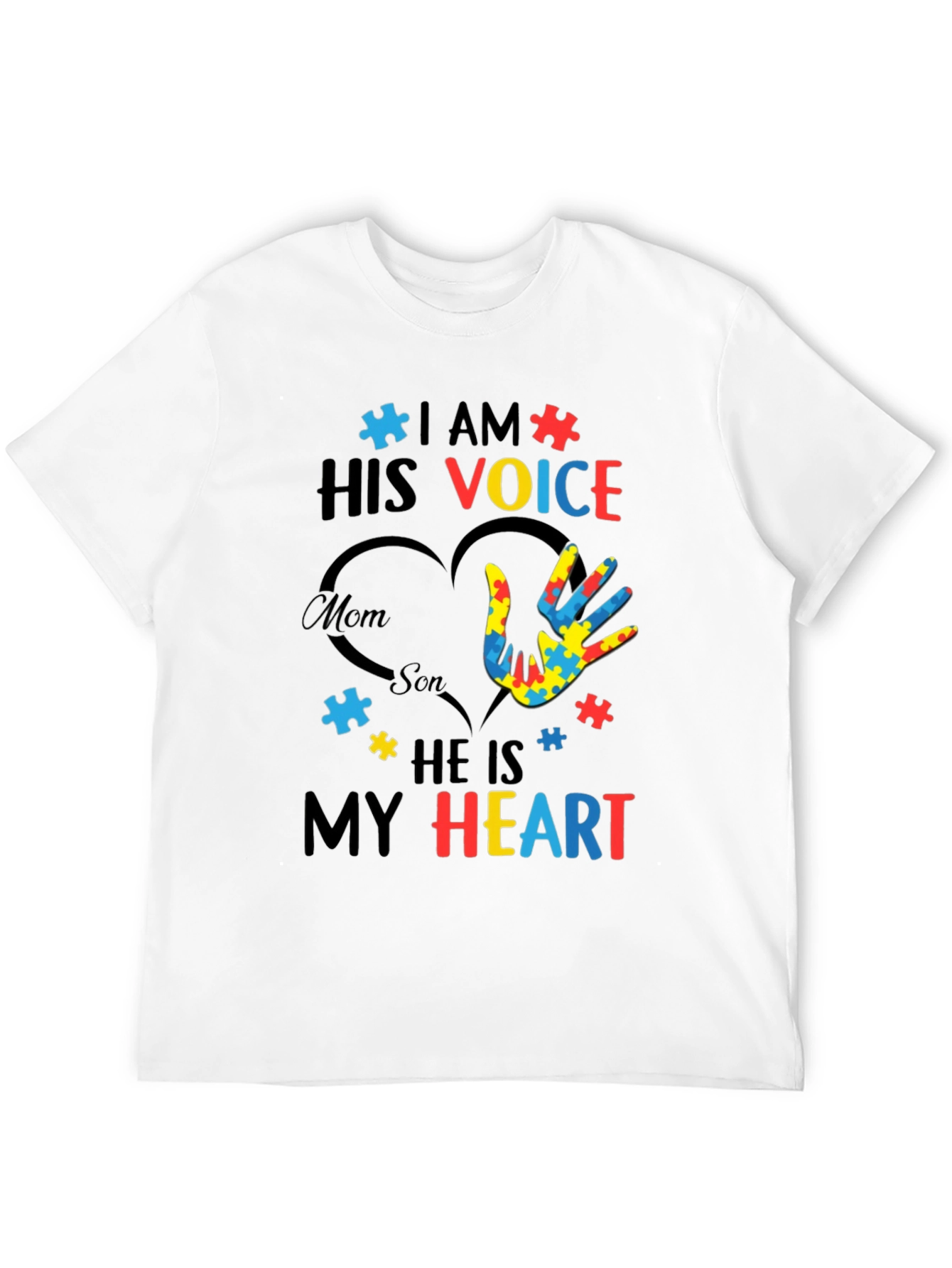 Autism Awareness T-Shirt - I Am His Voice