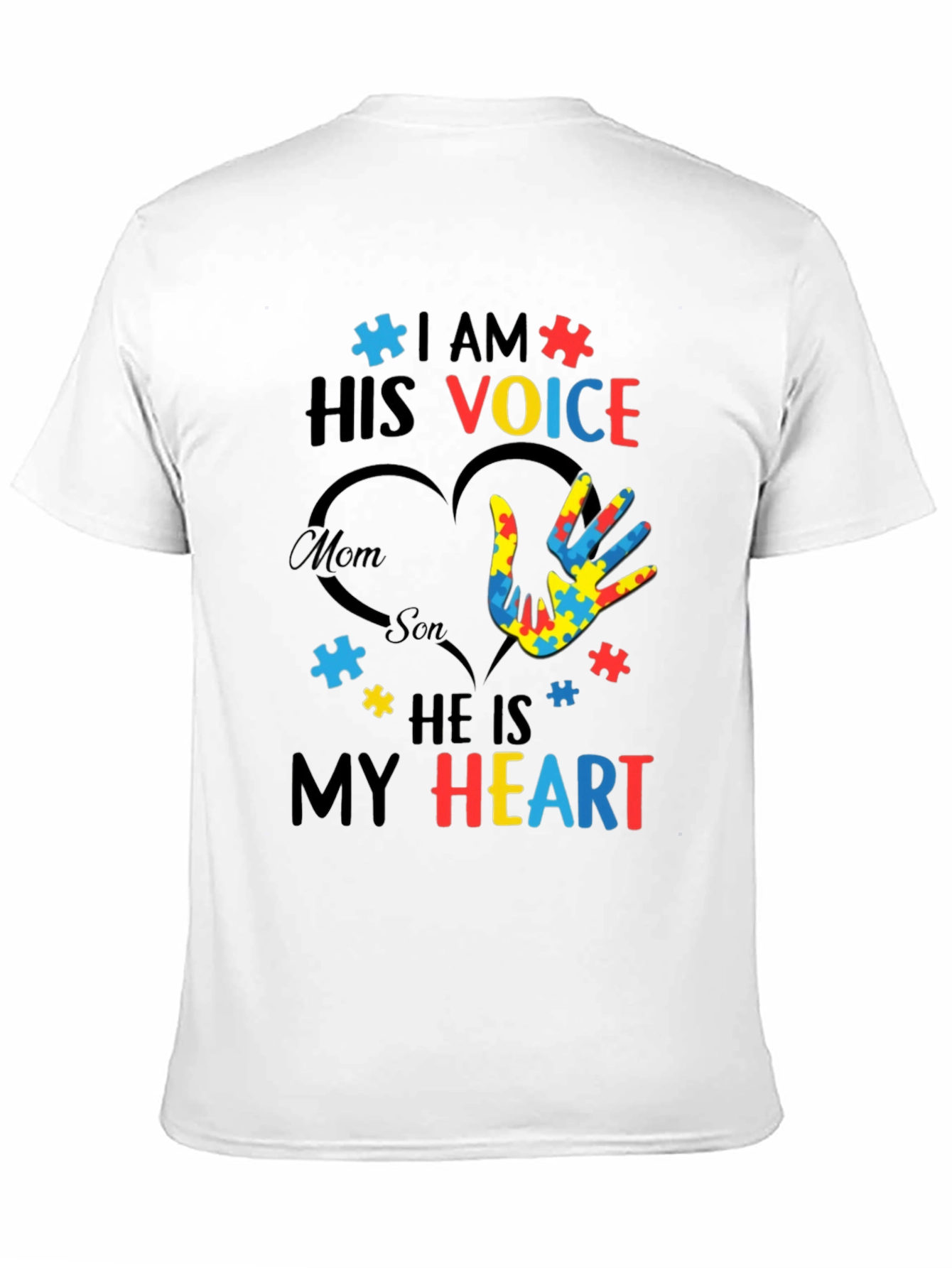 Autism Awareness T-Shirt - I Am His Voice