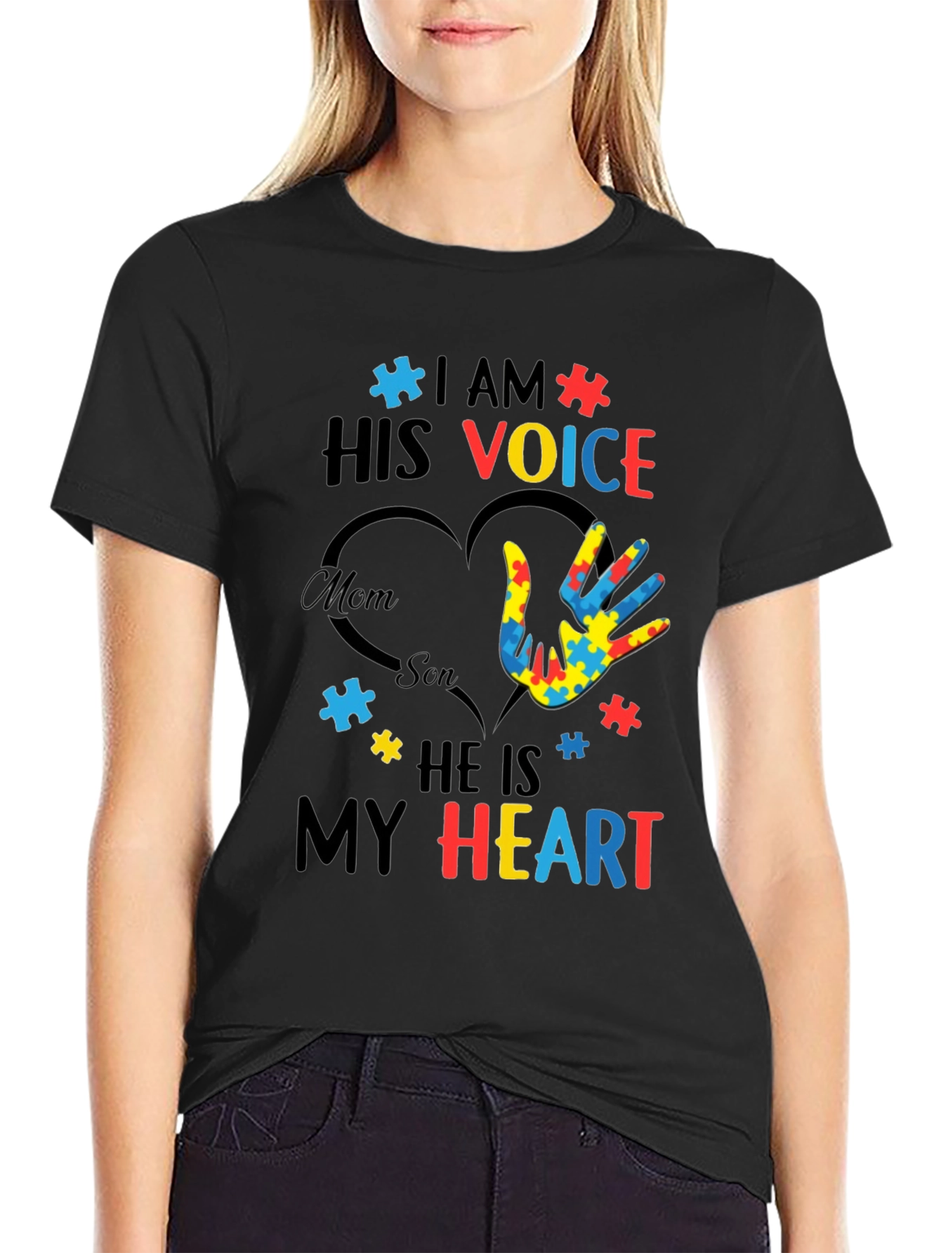 Autism Awareness T-Shirt - I Am His Voice