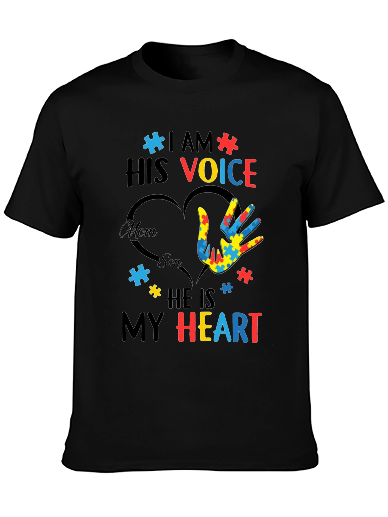 Autism Awareness T-Shirt - I Am His Voice