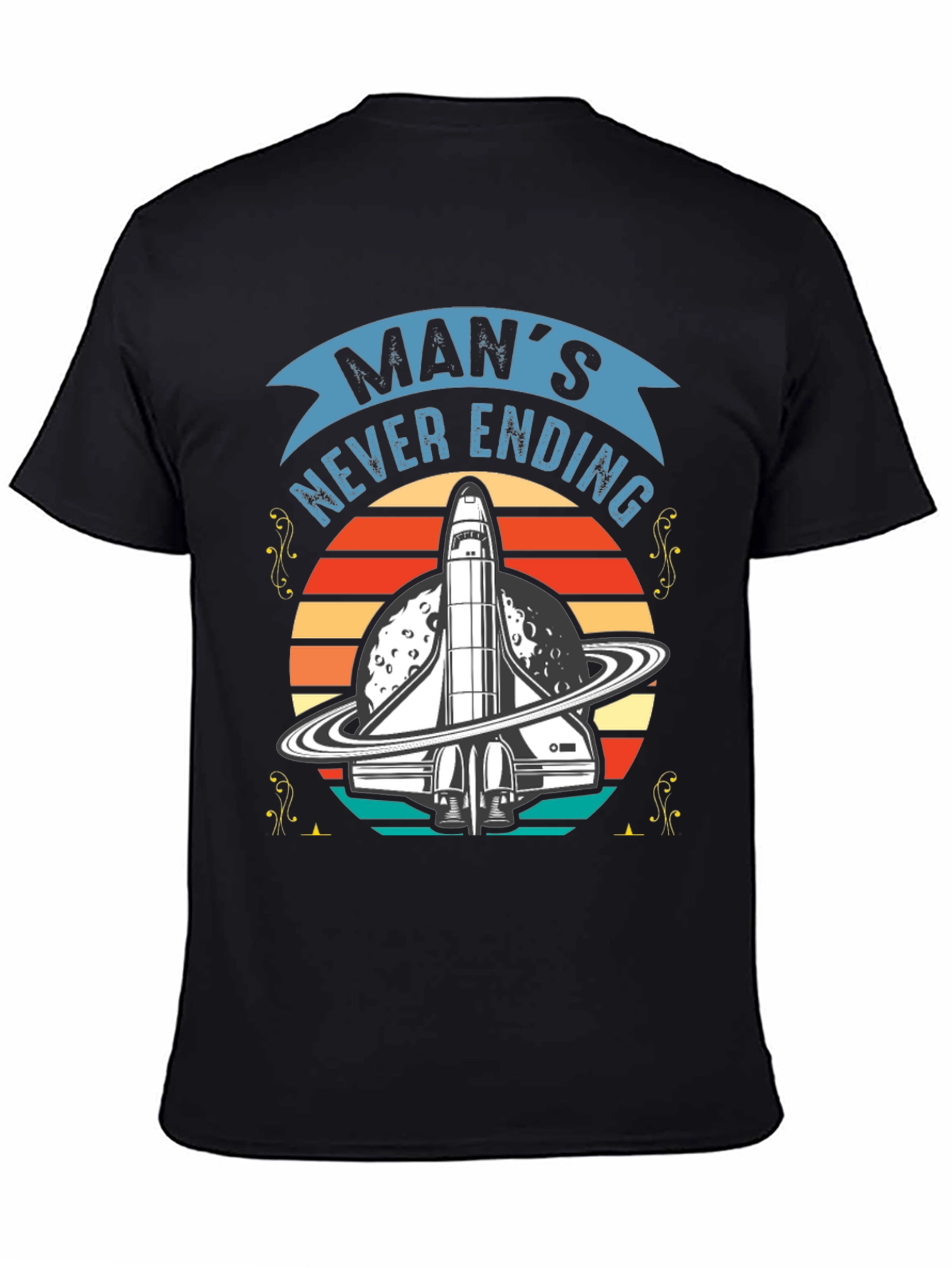 Mans Never Ending Space Trip T-Shirt