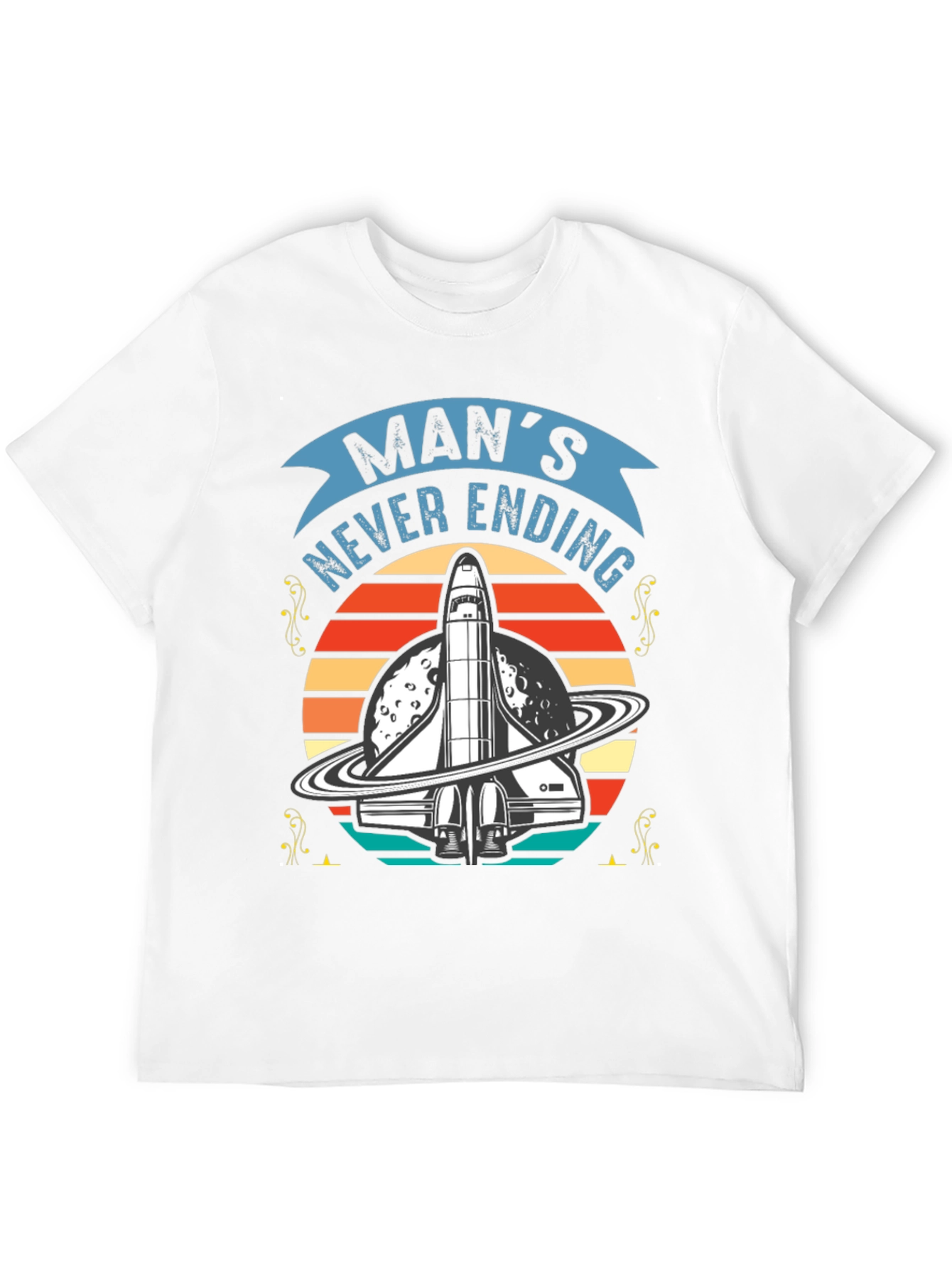 Mans Never Ending Space Trip T-Shirt
