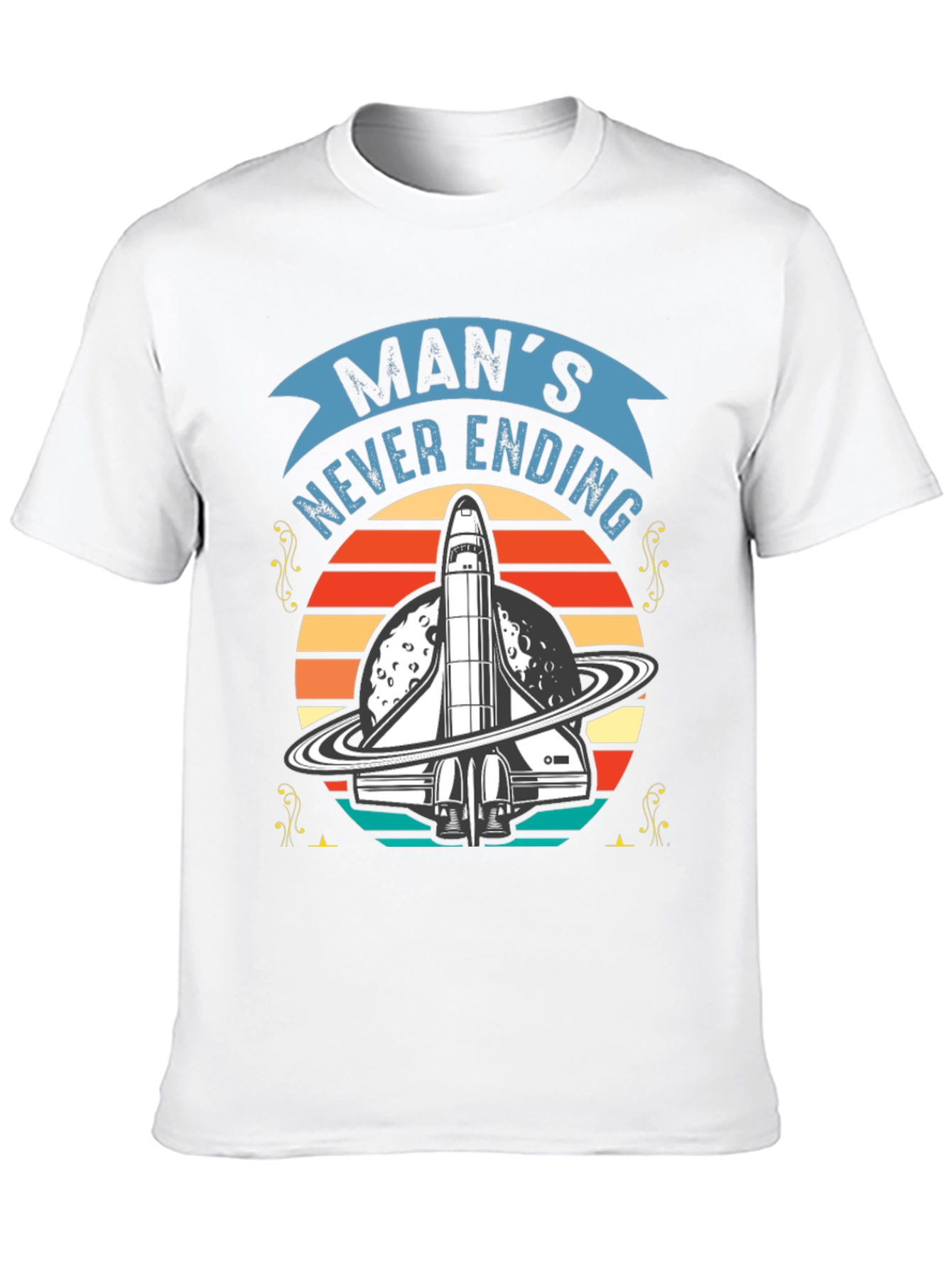 Mans Never Ending Space Trip T-Shirt