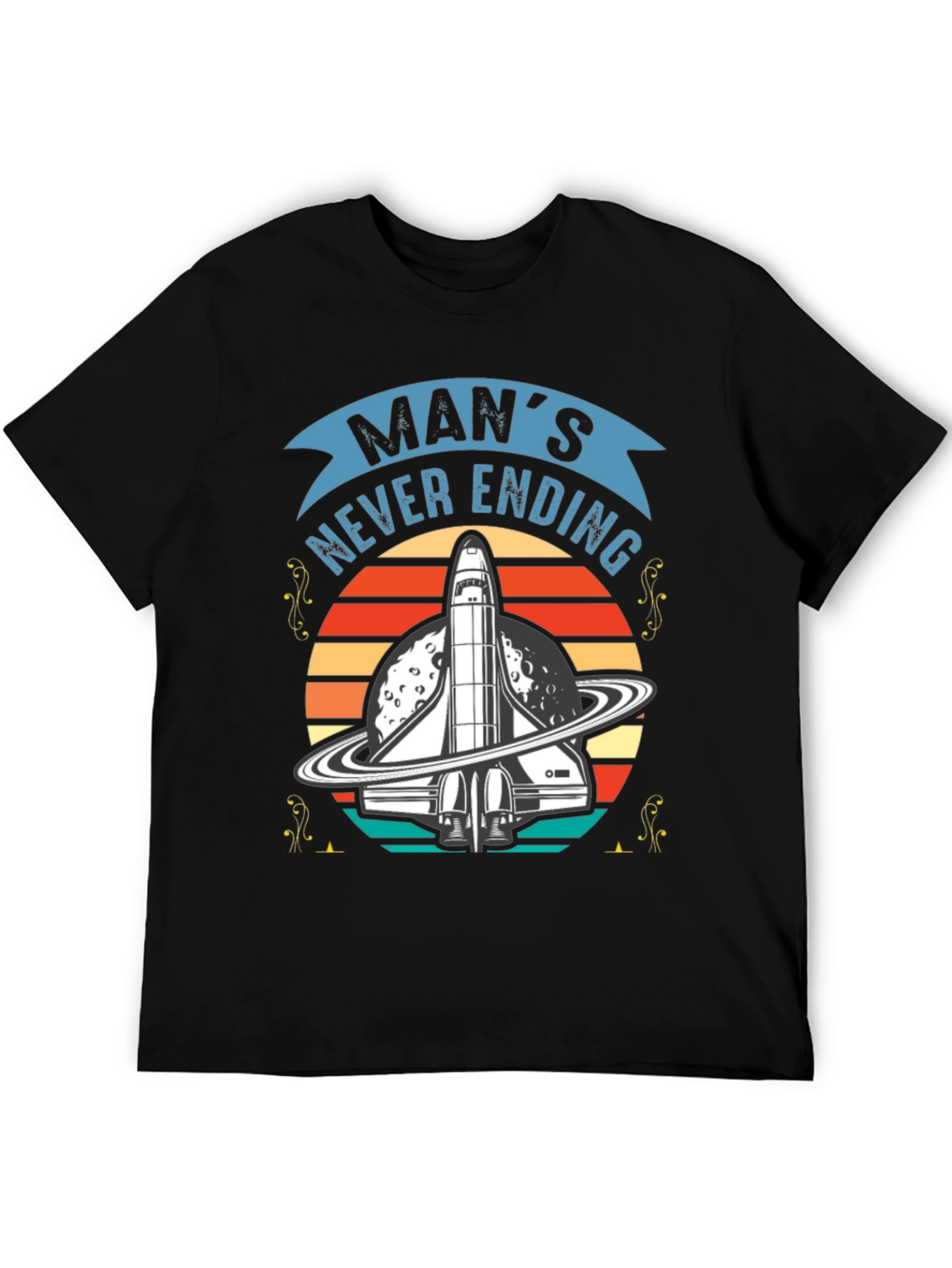 Mans Never Ending Space Trip T-Shirt