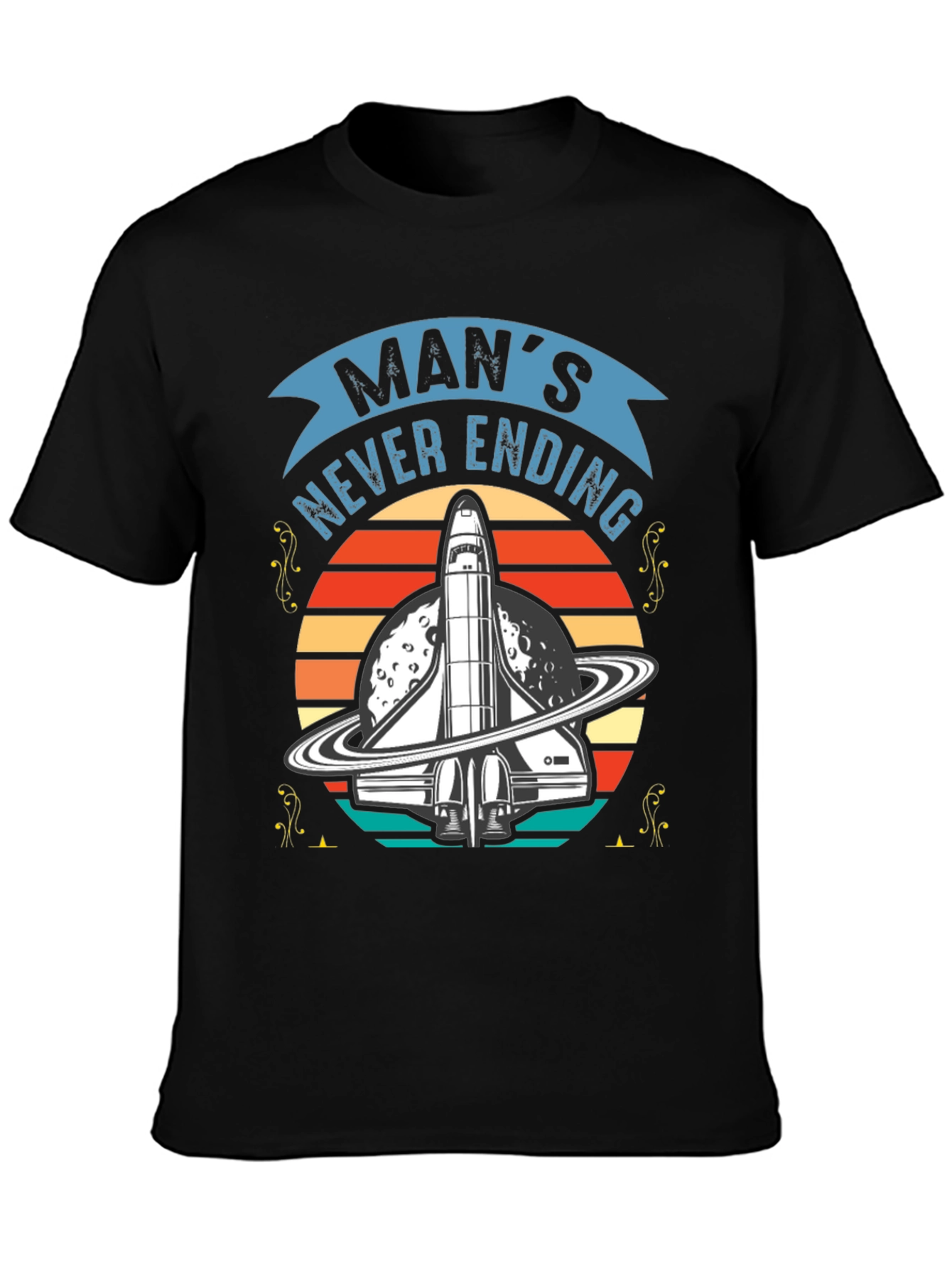 Mans Never Ending Space Trip T-Shirt