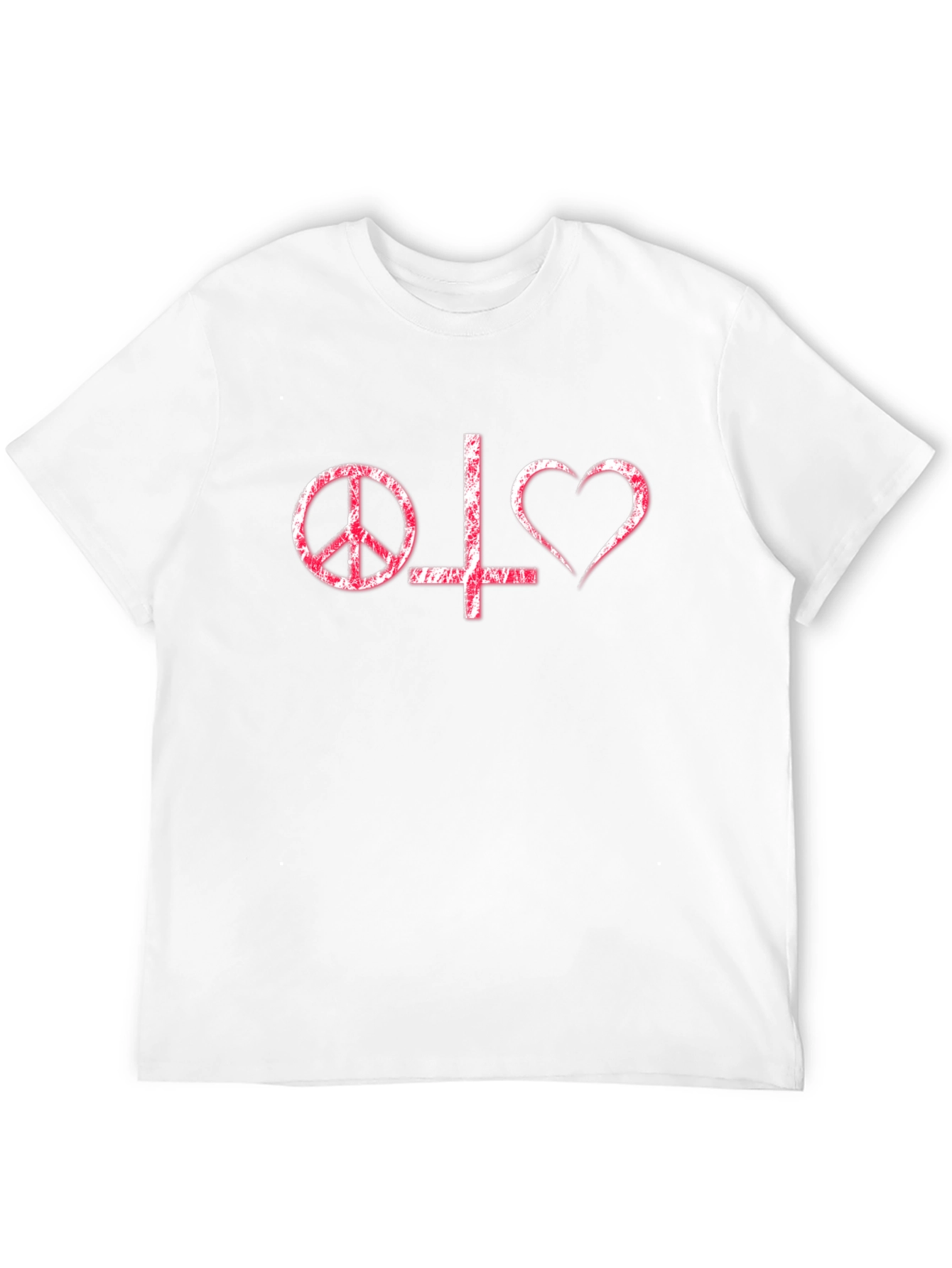 Peace Love T-Shirt - Stylish Graphic Tee