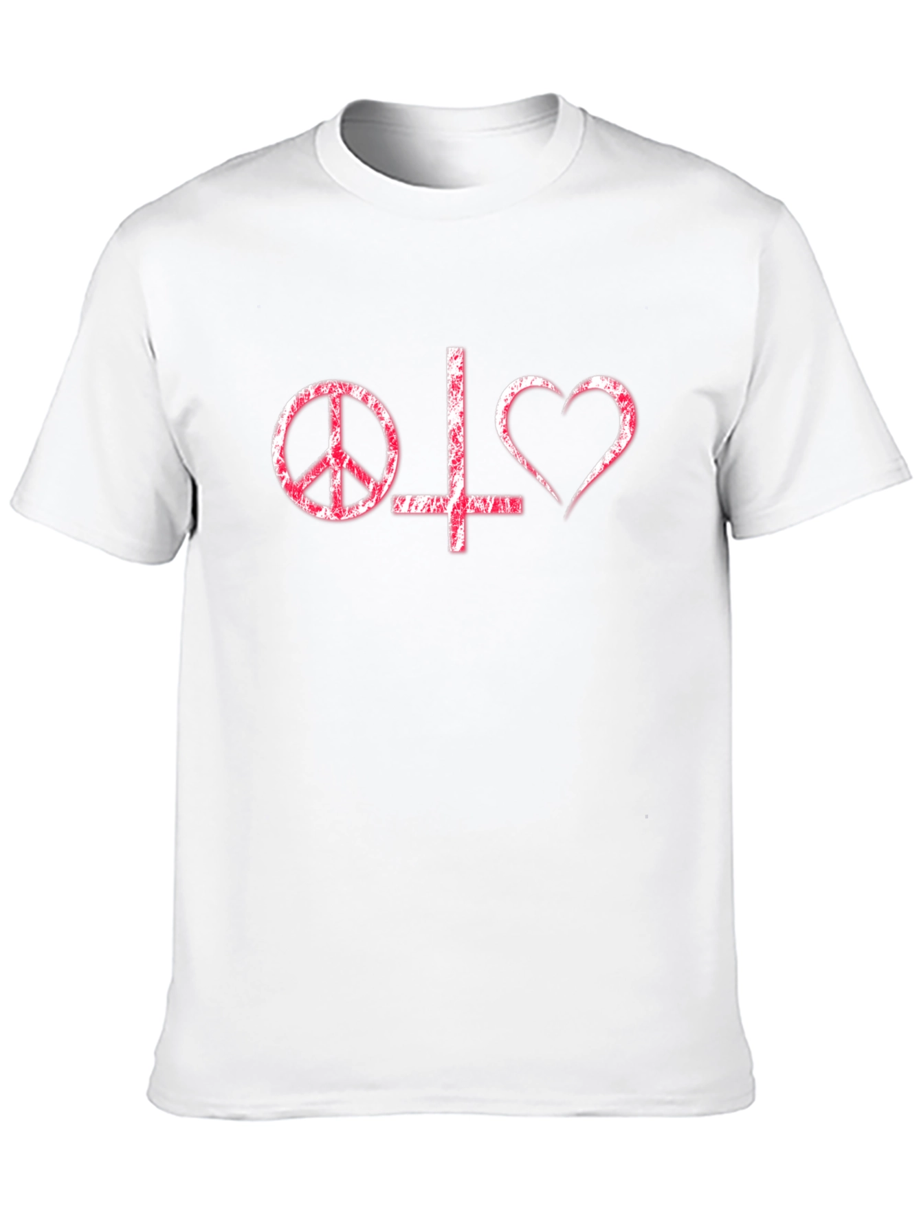 Peace Love T-Shirt - Stylish Graphic Tee