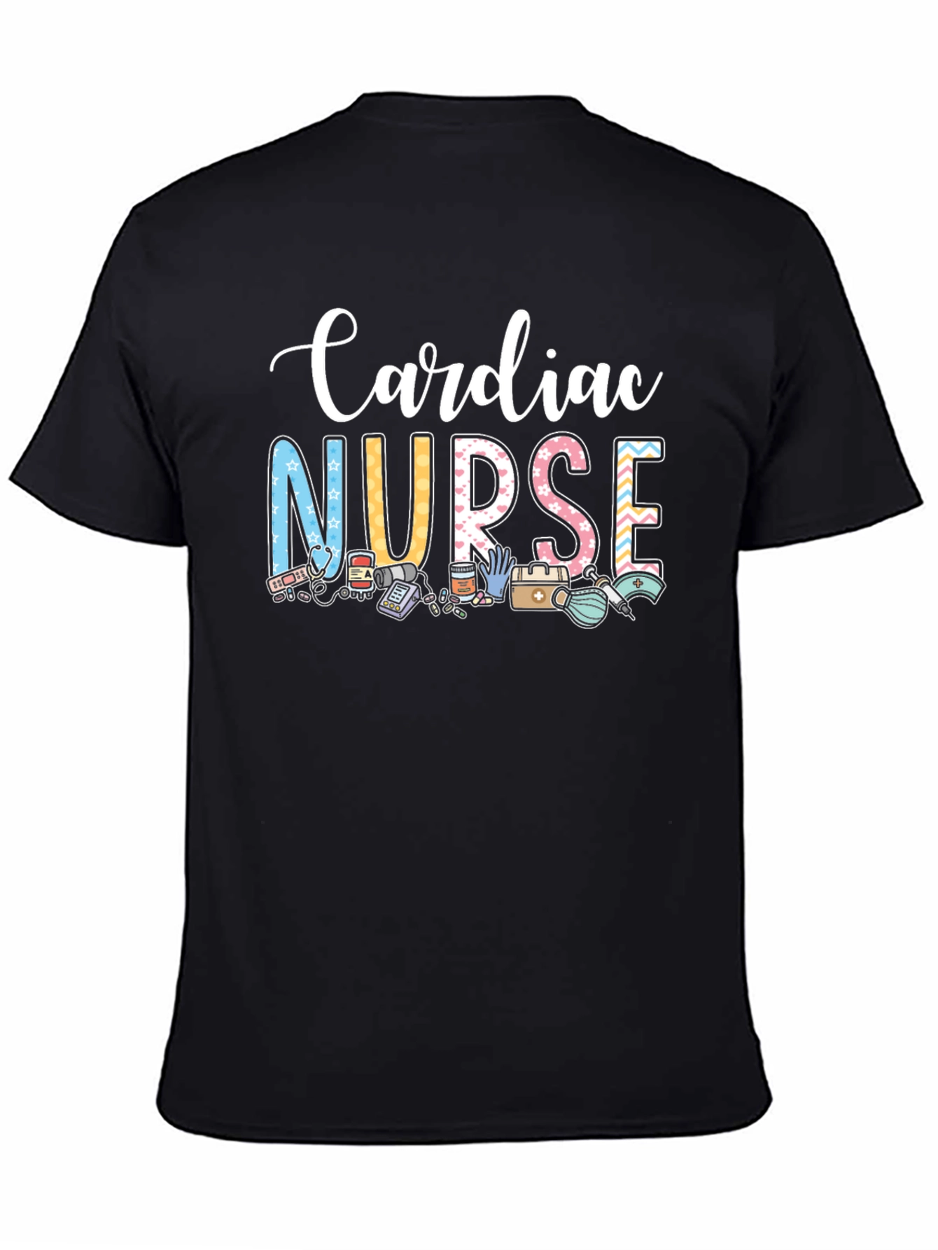 Cardiac Nurse Graphic T-Shirt - RN Medical Apparel