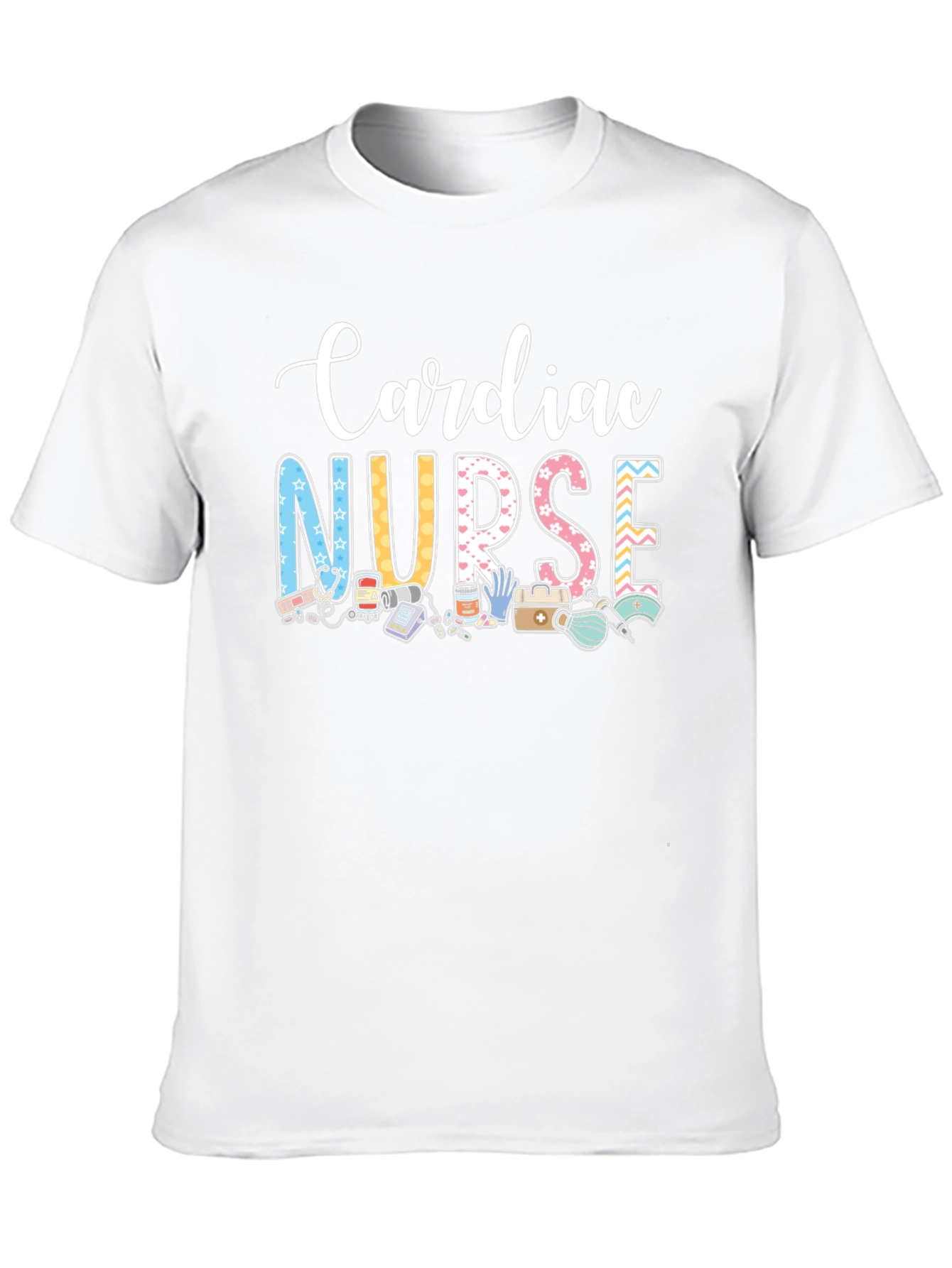 Cardiac Nurse Graphic T-Shirt - RN Medical Apparel