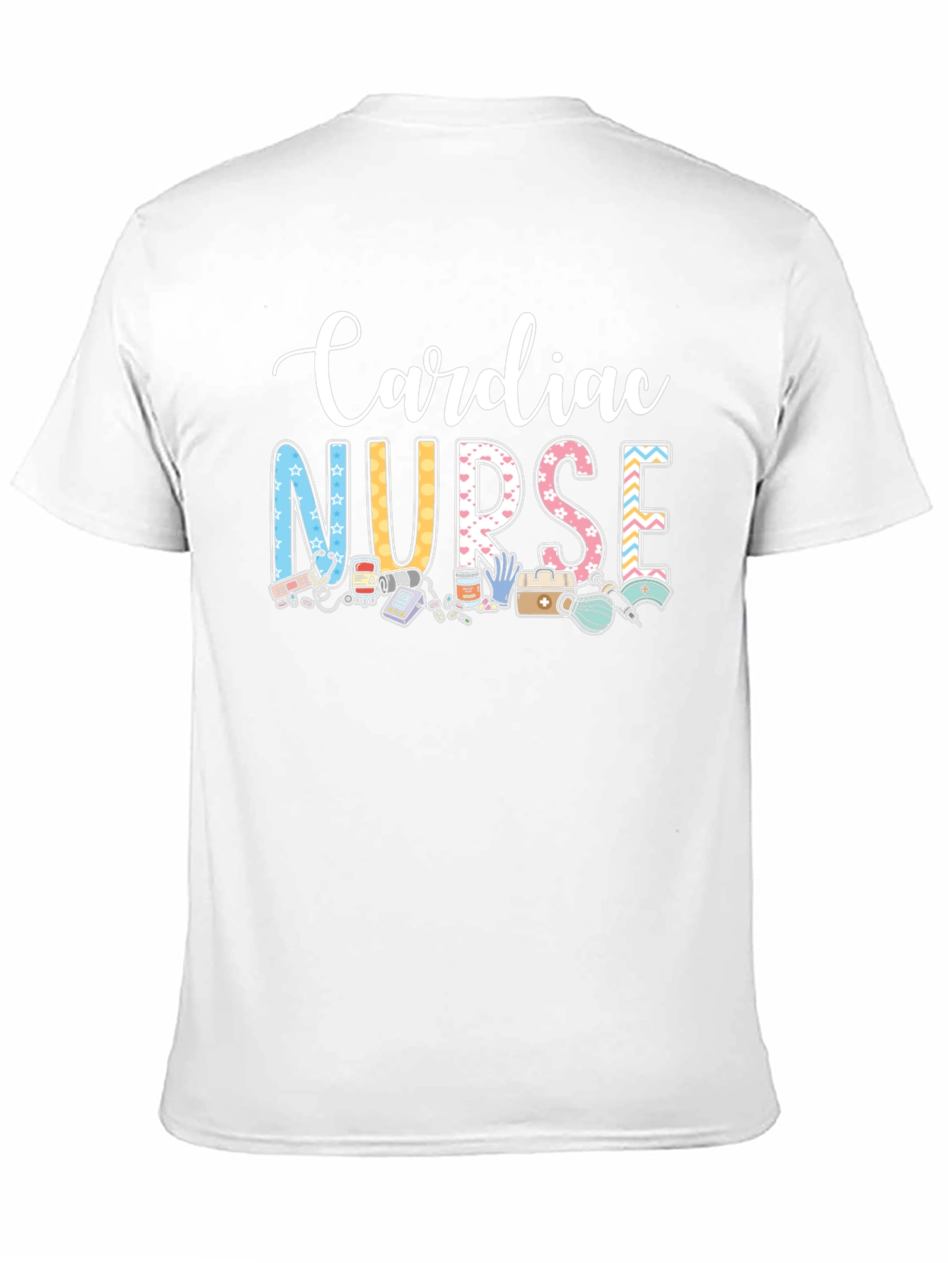 Cardiac Nurse Graphic T-Shirt - RN Medical Apparel