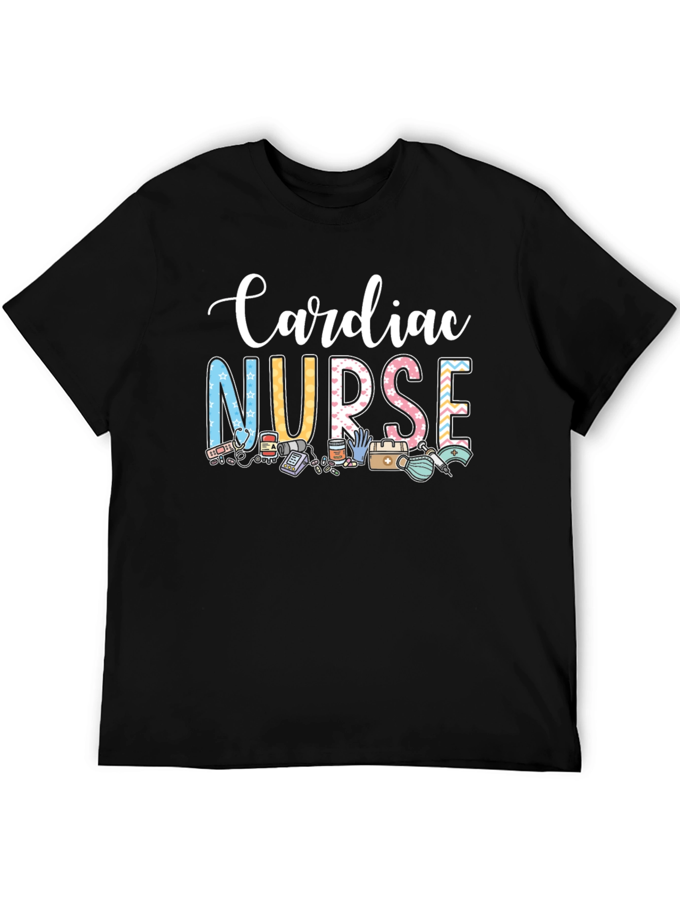 Cardiac Nurse Graphic T-Shirt - RN Medical Apparel