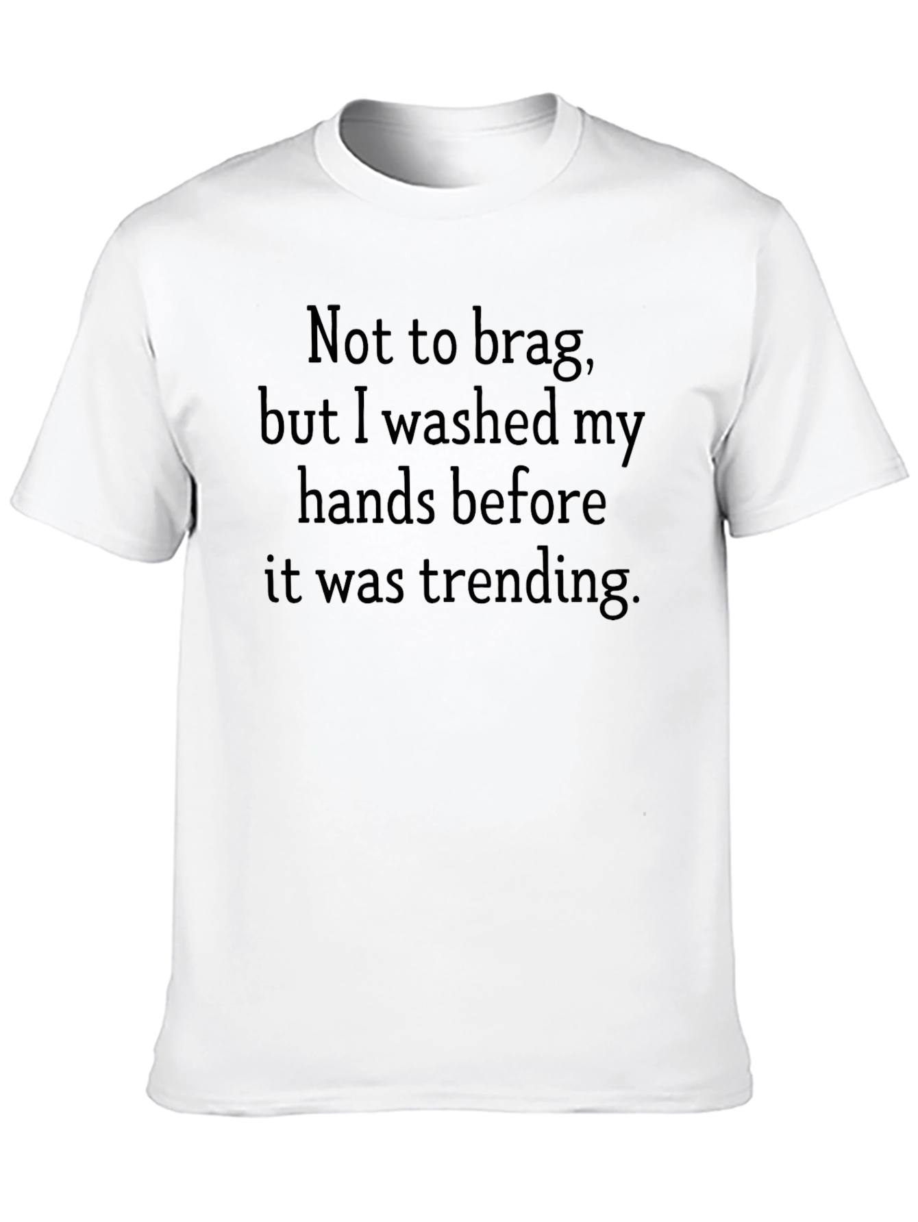Funny Hand Washing Black T-Shirt