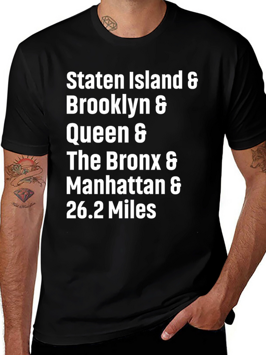 NYC Marathon Boroughs T-Shirt