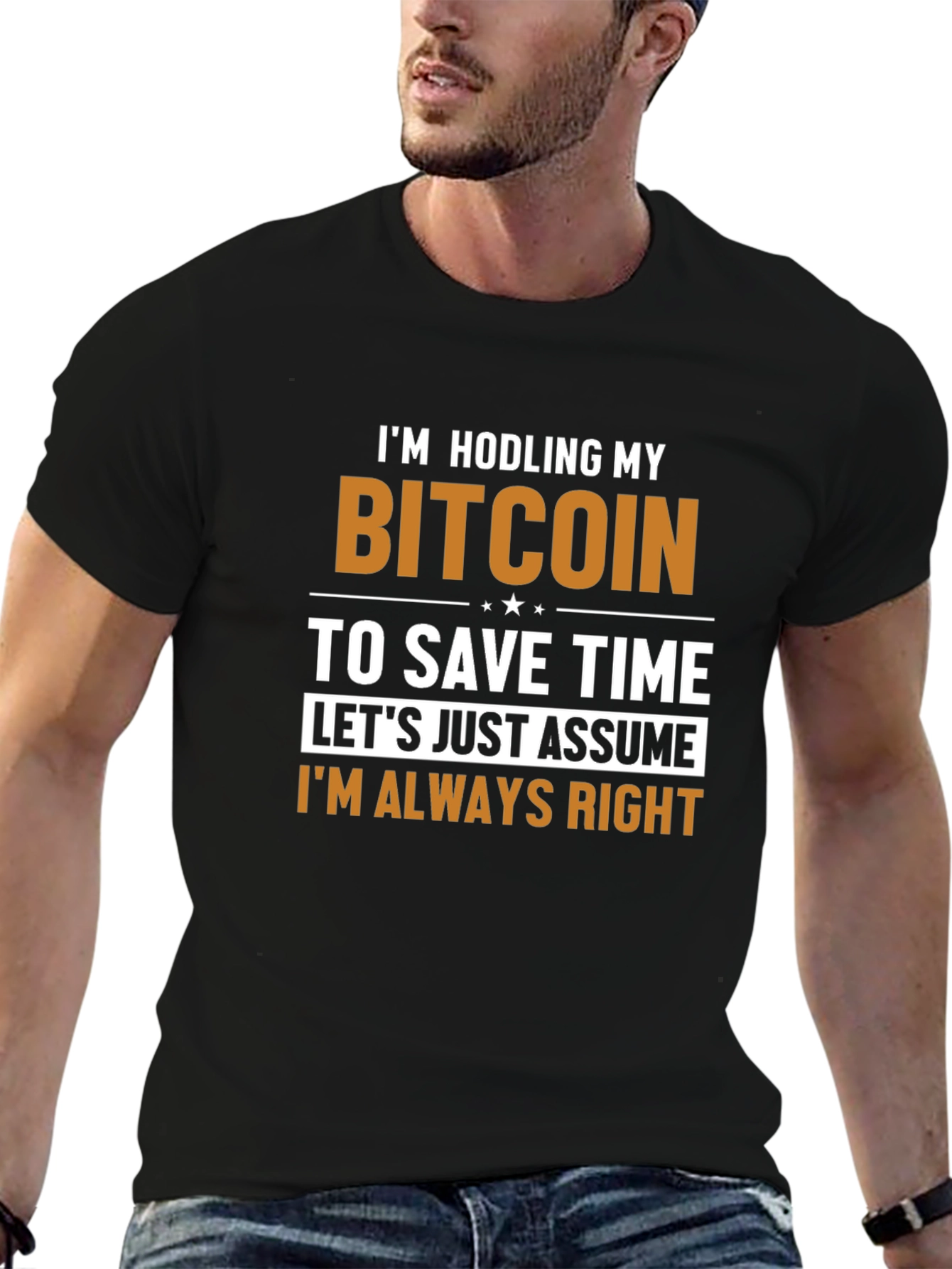 Bitcoin HODL T-Shirt - Always Right Crypto Tee