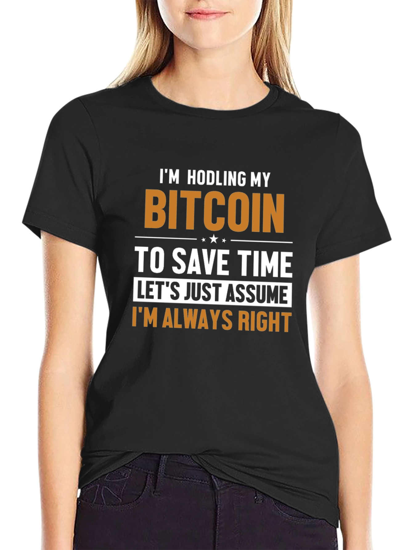 Bitcoin HODL T-Shirt - Always Right Crypto Tee