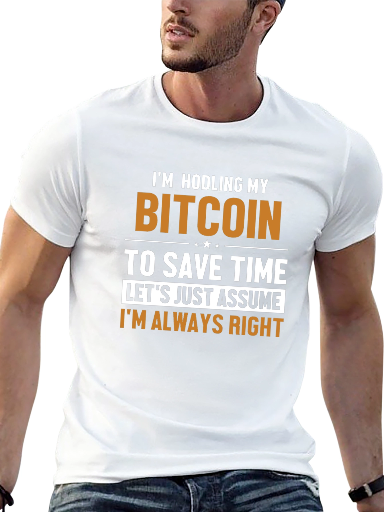 Bitcoin HODL T-Shirt - Always Right Crypto Tee