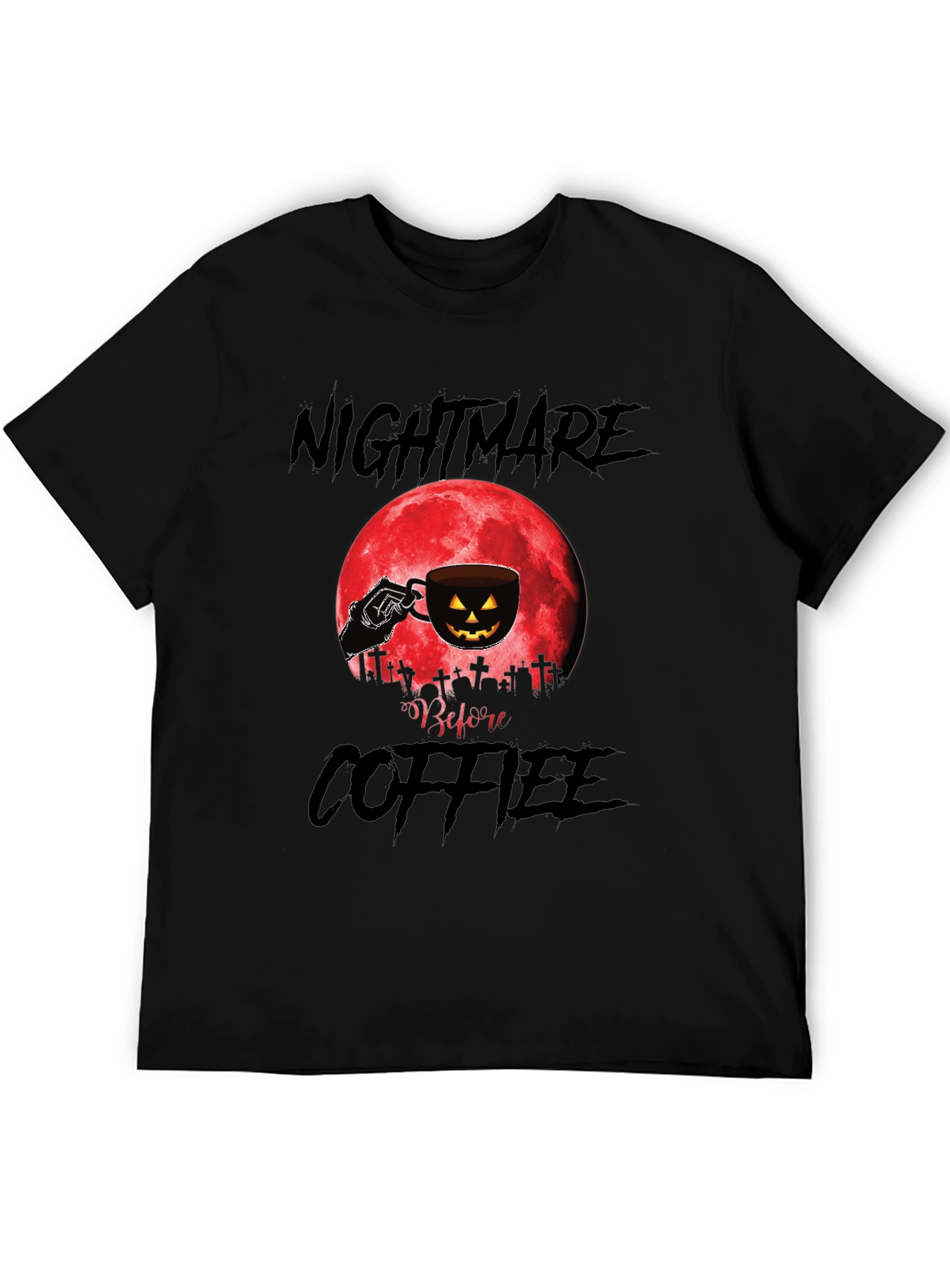 Nightmare Before Coffee Halloween T-Shirt