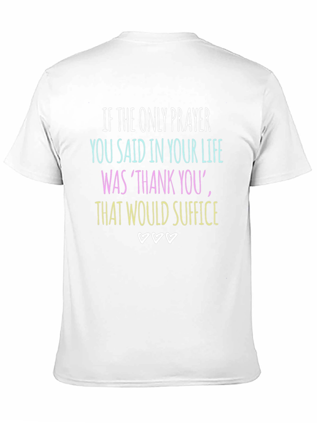 Thank You Prayer T-Shirt - Religious Apparel