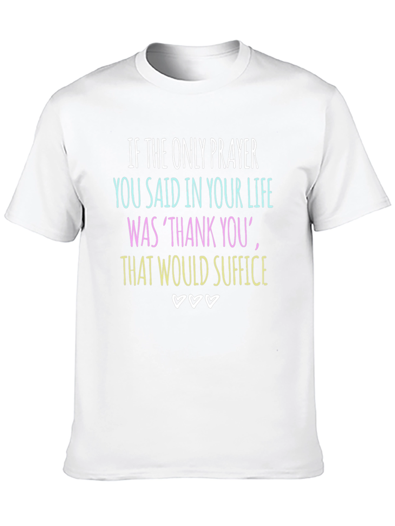 Thank You Prayer T-Shirt - Religious Apparel