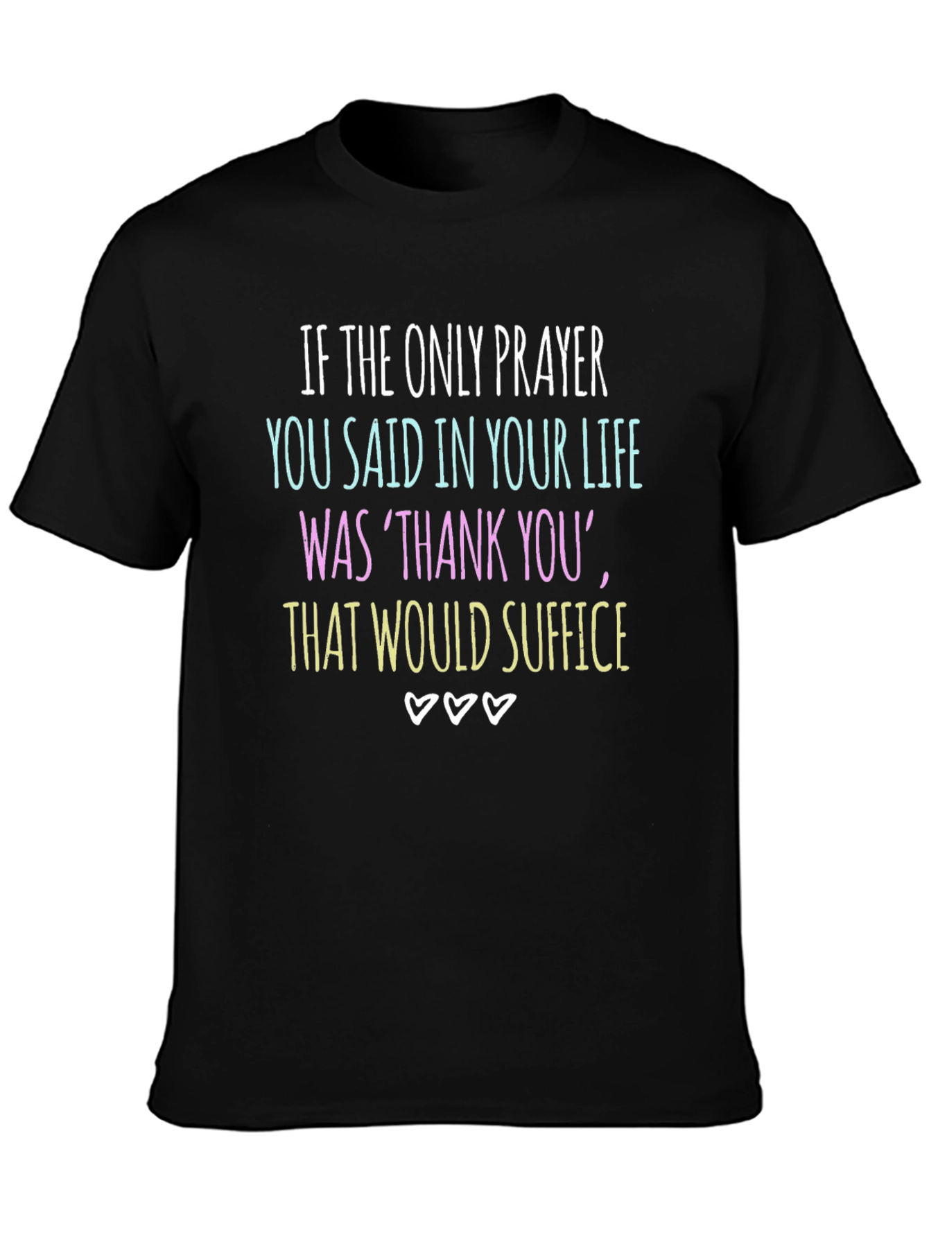 Thank You Prayer T-Shirt - Religious Apparel
