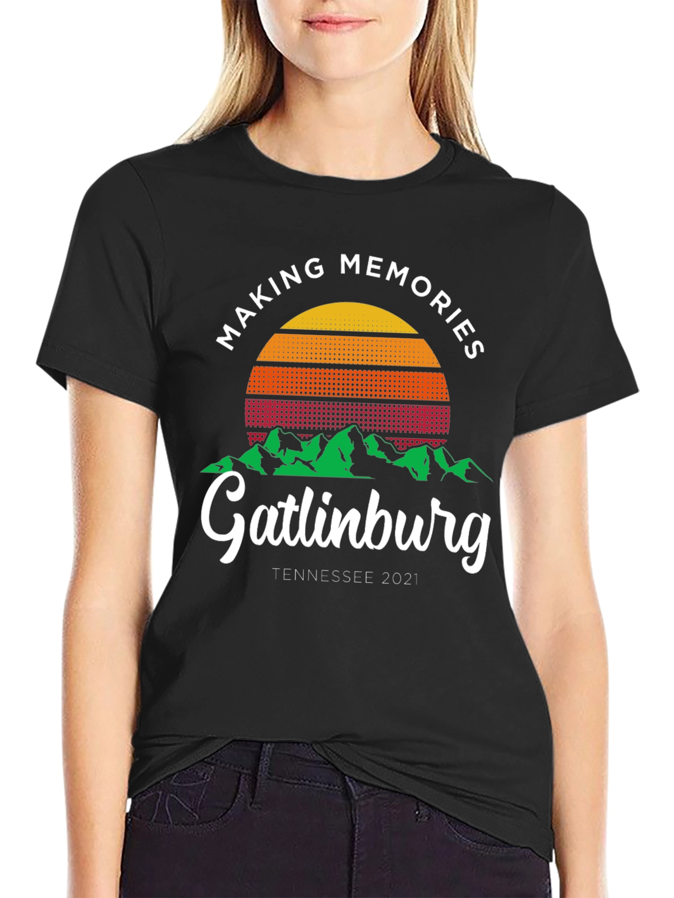 Gatlinburg Tennessee 2021 Memories Graphic T-Shirt