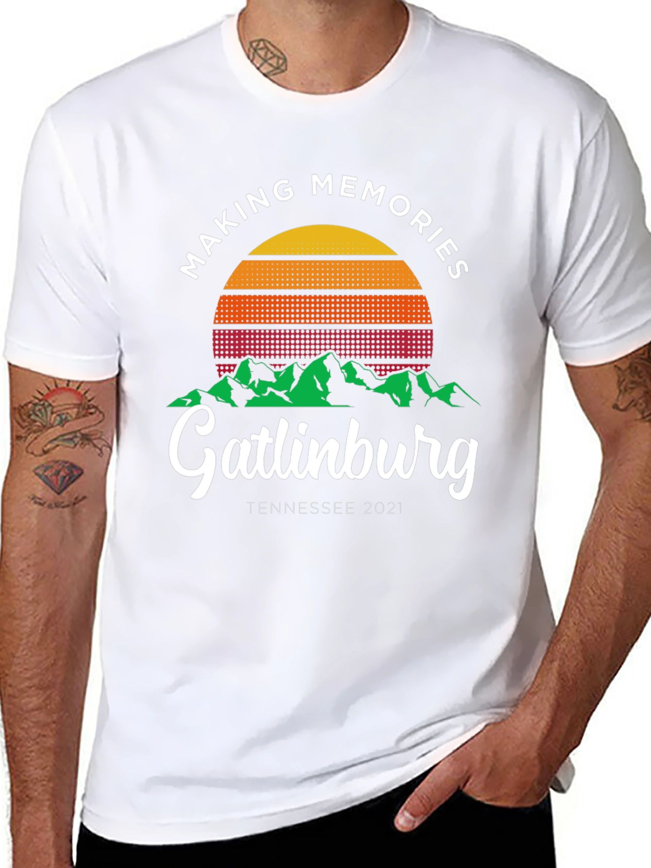 Gatlinburg Tennessee 2021 Memories Graphic T-Shirt
