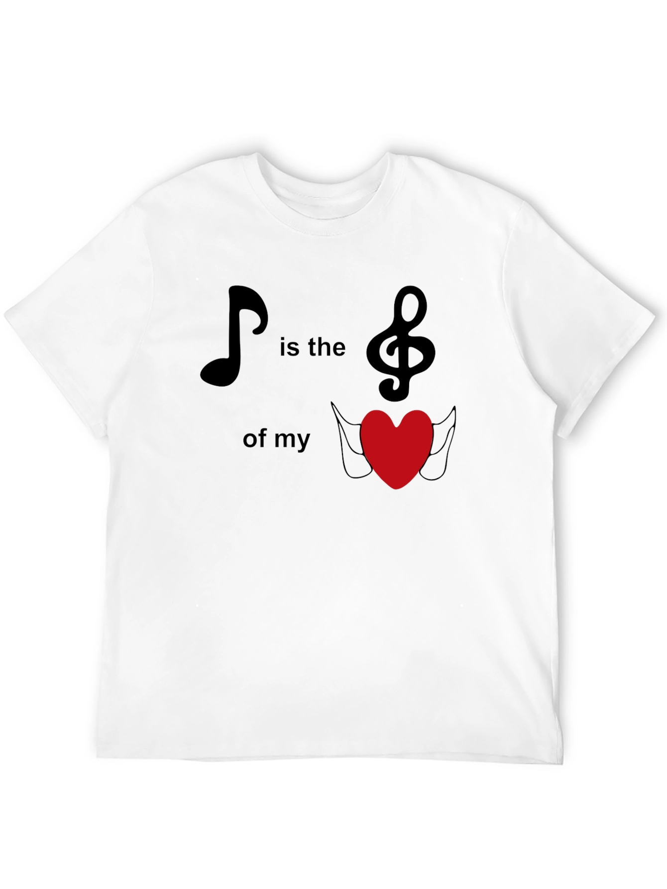 Music is the Key of My Heart T-Shirt