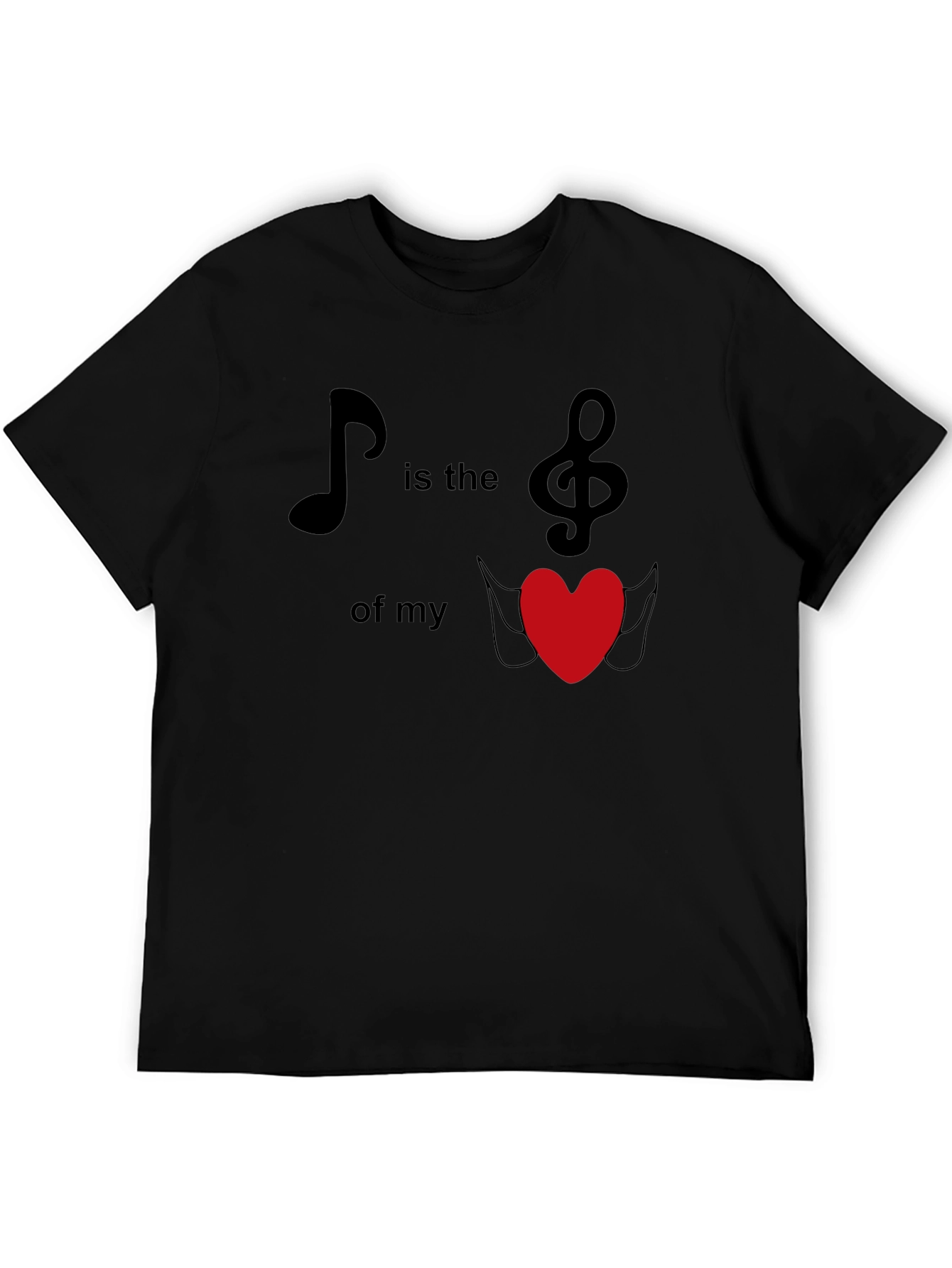 Music is the Key of My Heart T-Shirt