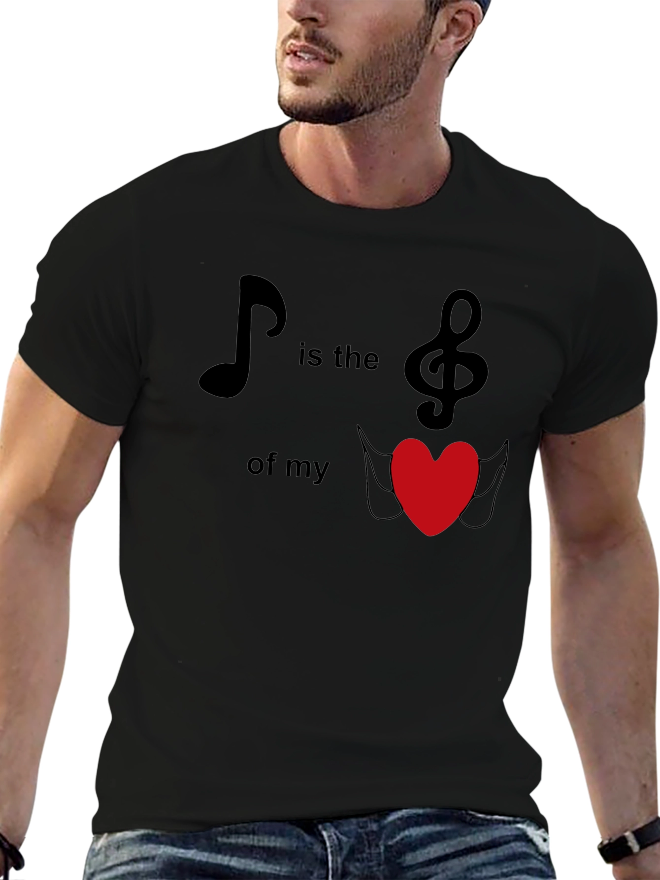Music is the Key of My Heart T-Shirt