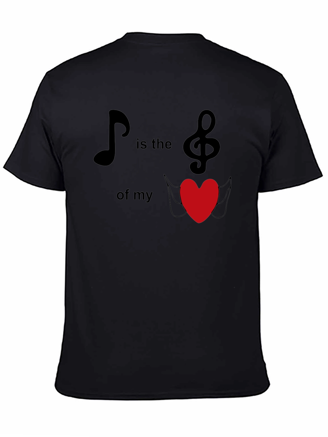 Music is the Key of My Heart T-Shirt