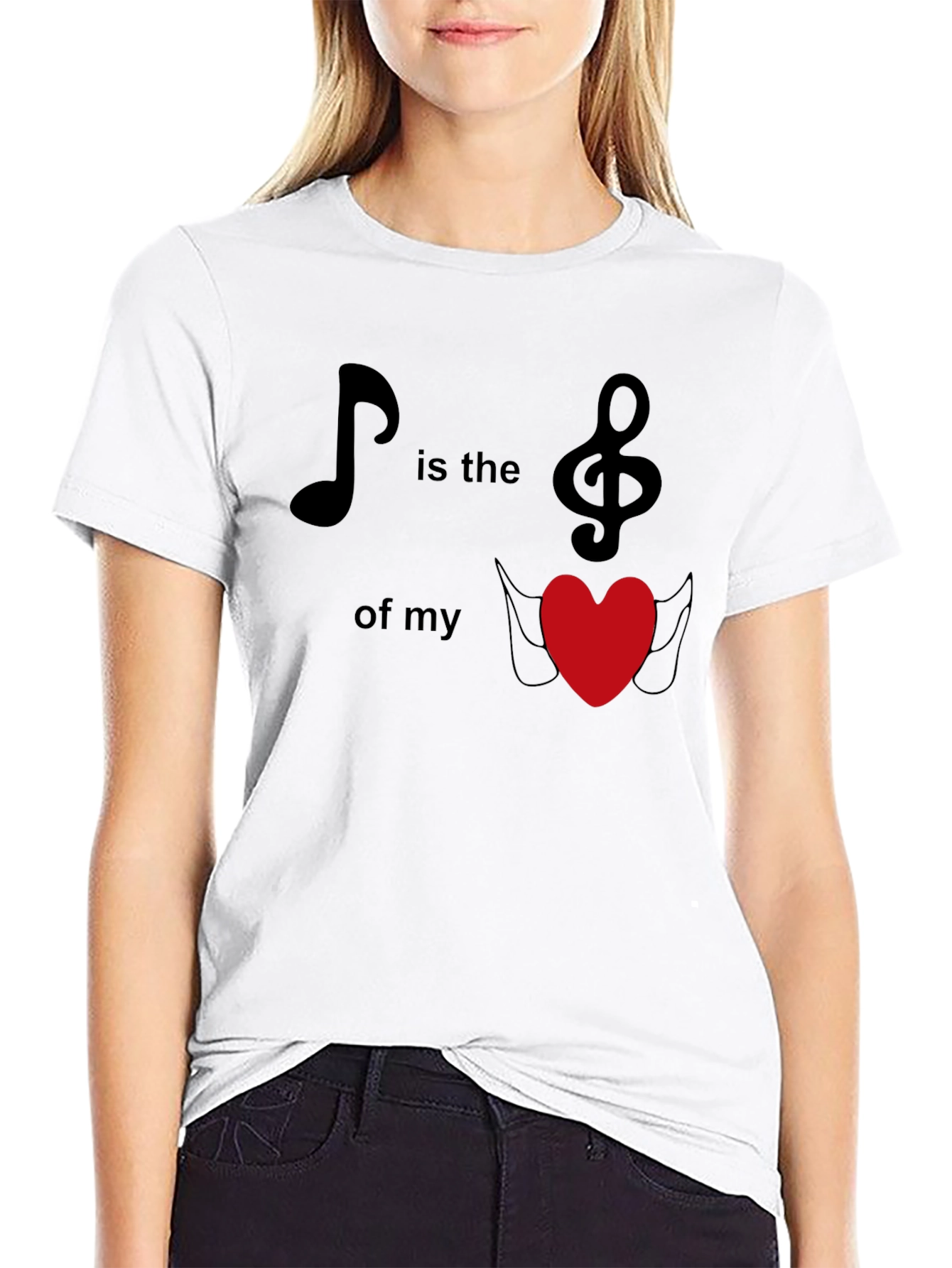 Music is the Key of My Heart T-Shirt