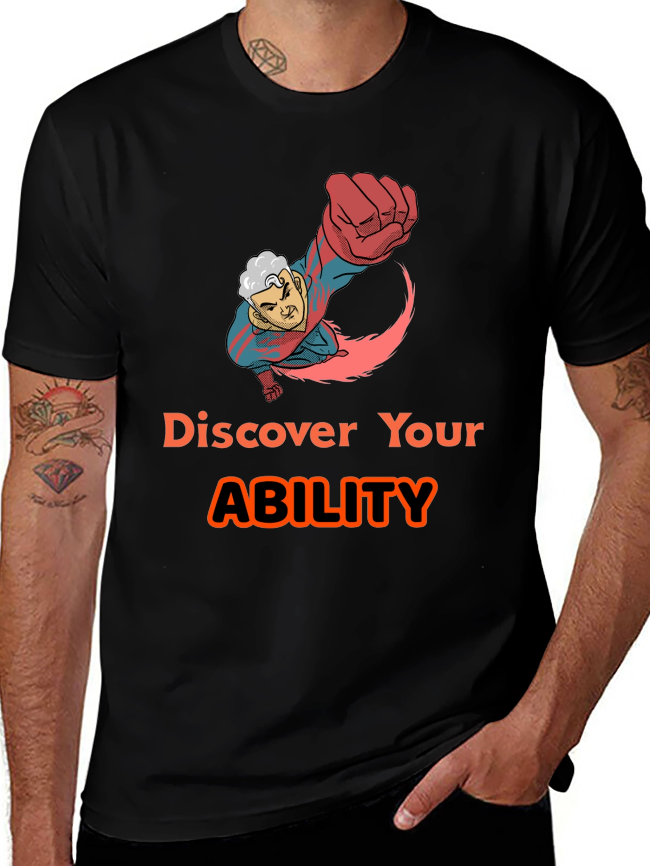 Discover Your Ability T-Shirt - Superhero Graphic Tee