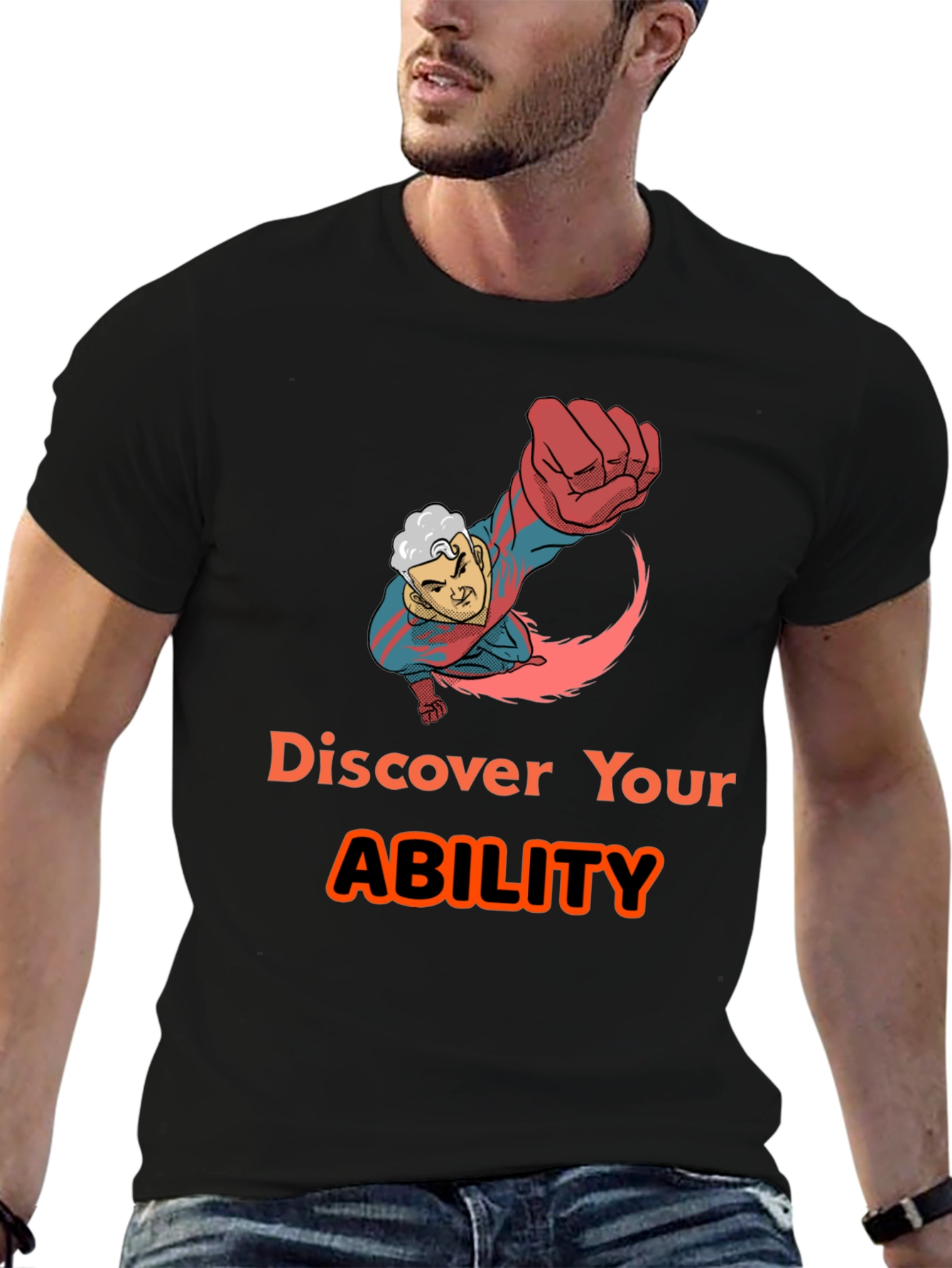 Discover Your Ability T-Shirt - Superhero Graphic Tee