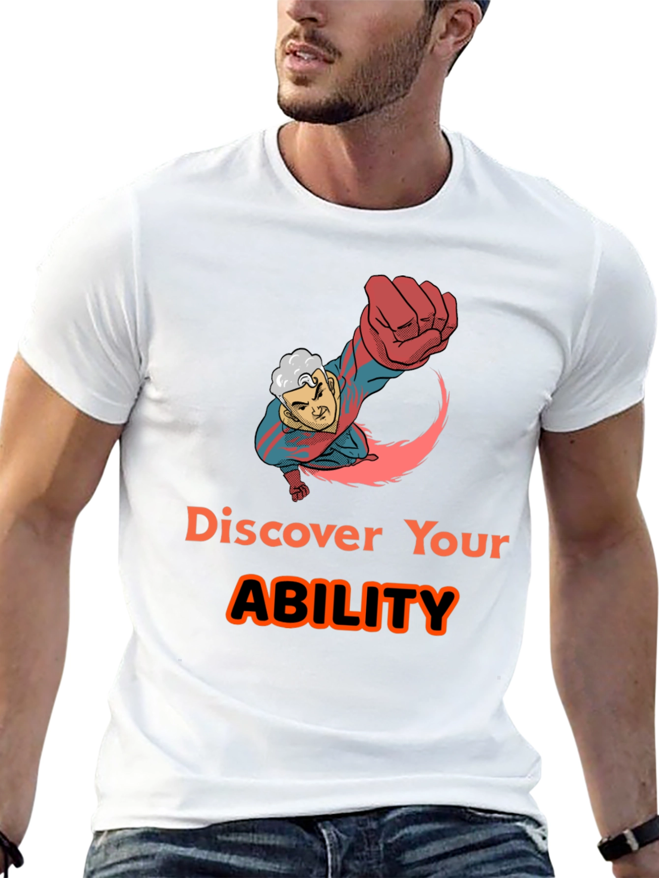Discover Your Ability T-Shirt - Superhero Graphic Tee