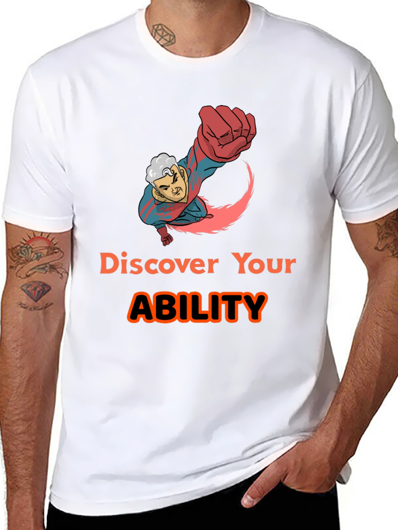 Discover Your Ability T-Shirt - Superhero Graphic Tee