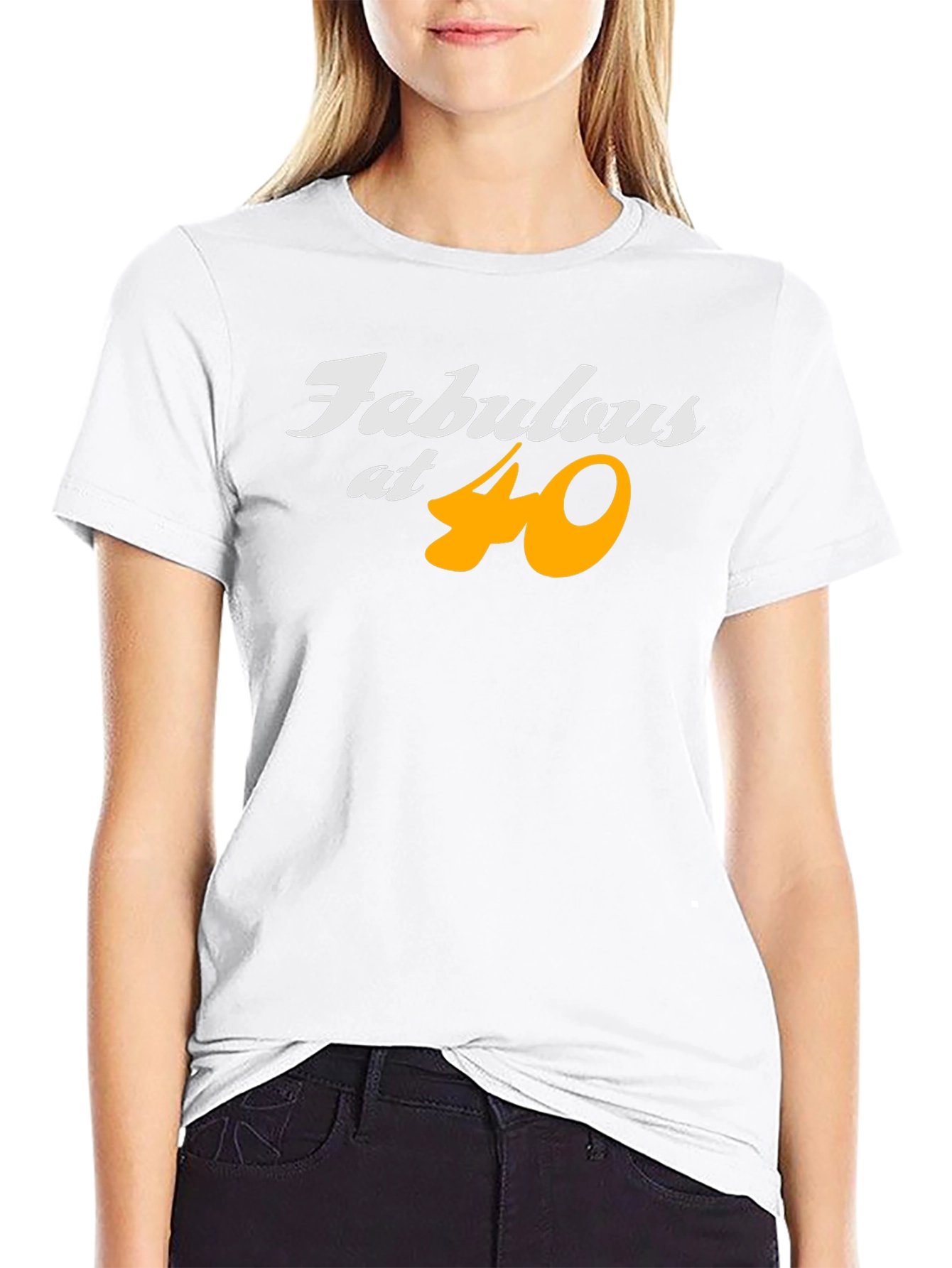 Fabulous at 40 Black T-Shirt